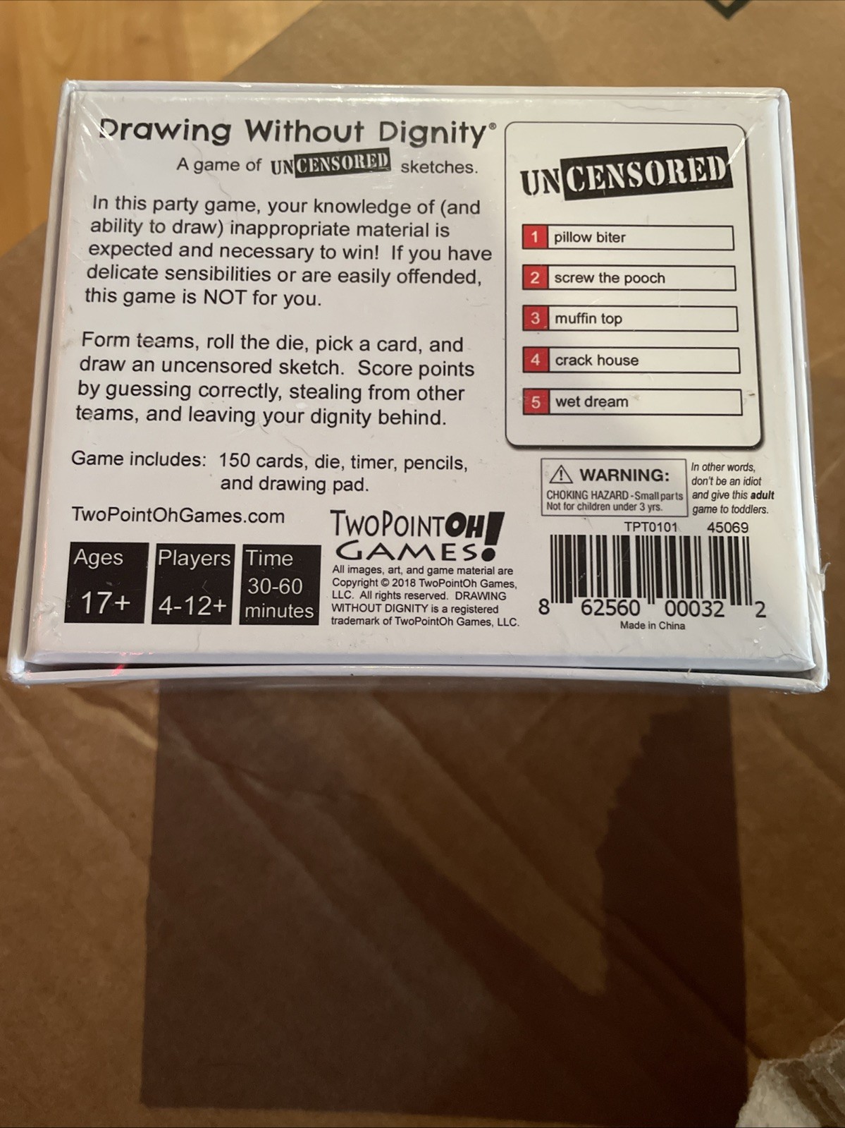 NEW / SEALED Drawing Without Dignity – Adult Party Game of Uncensored Sketches