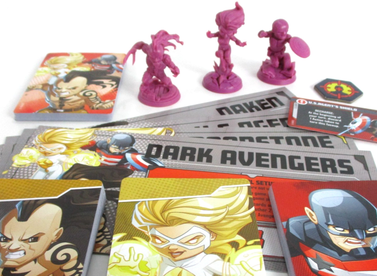 MARVEL UNITED: Multiverse DARK AVENGERS Minis & Cards NEW!!