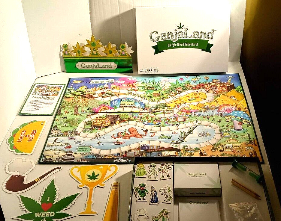 Ganjaland Board Game: An Epic Weed Adventure for Adults