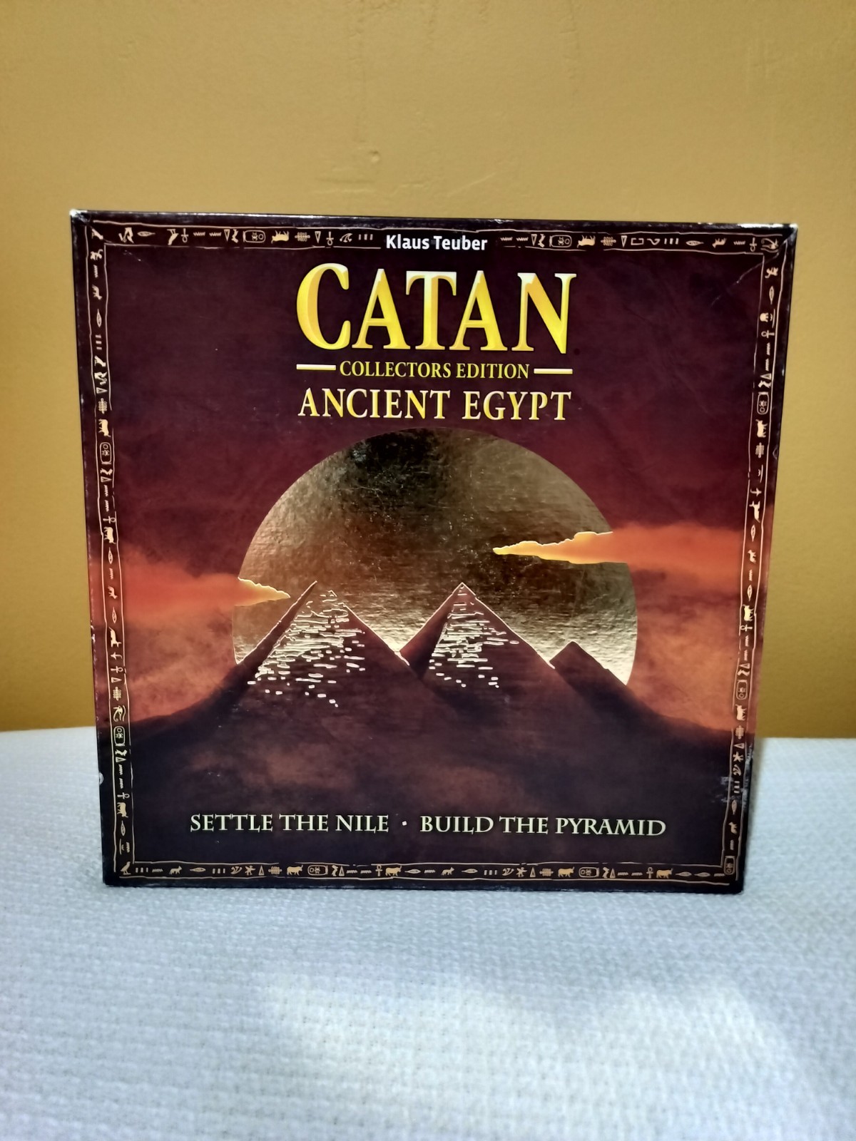 Catan Ancient Egypt Collectors Edition Mayfair Board Game Complete