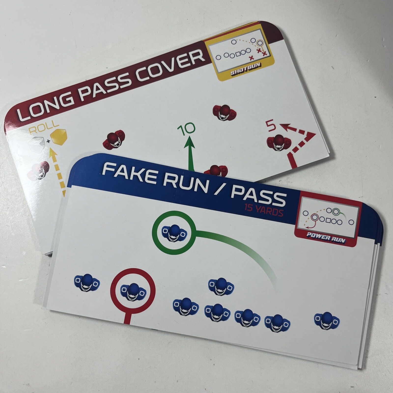 Buffalo Games NFL Showdown Board Game Replacement 19 Playbook CARDS Set