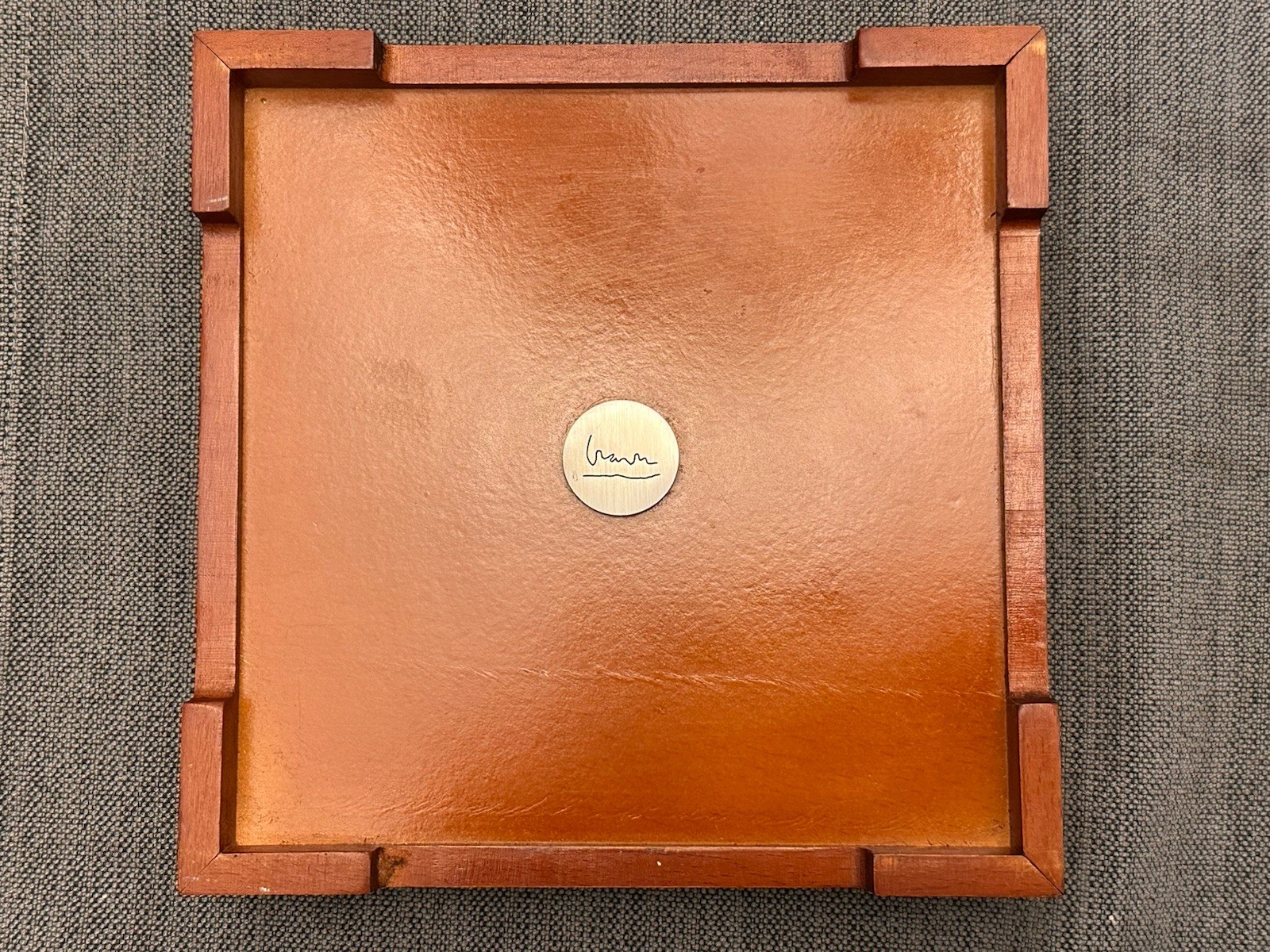 *STAINLESS STEEL* MICHAEL GRAVES DESIGN Solitaire Marble Wood Vintage Game