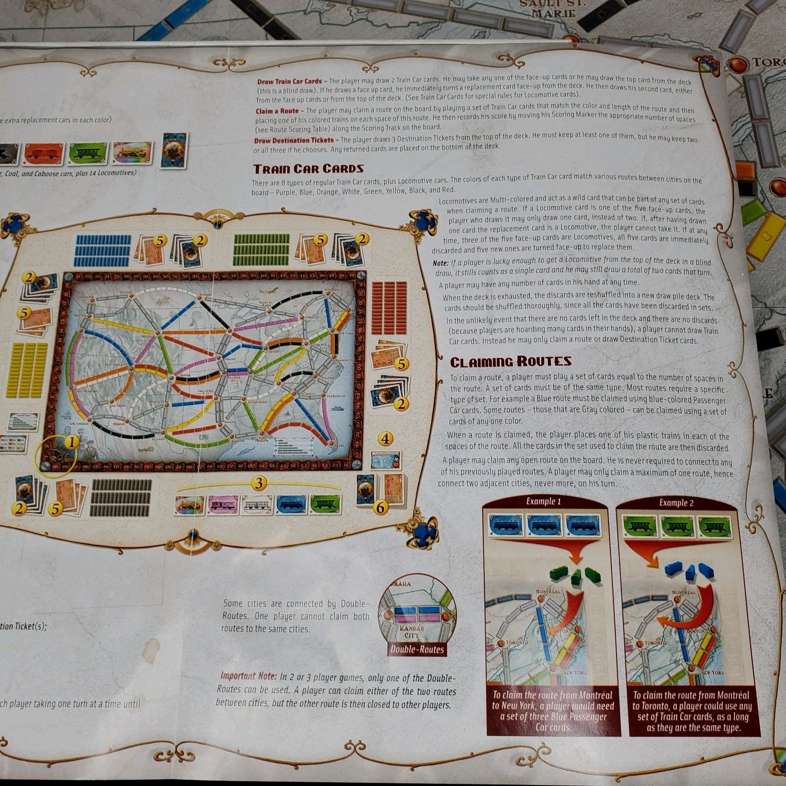 Ticket to Ride COMPLETE Days of Wonder 2016 Trains America US Great Condition