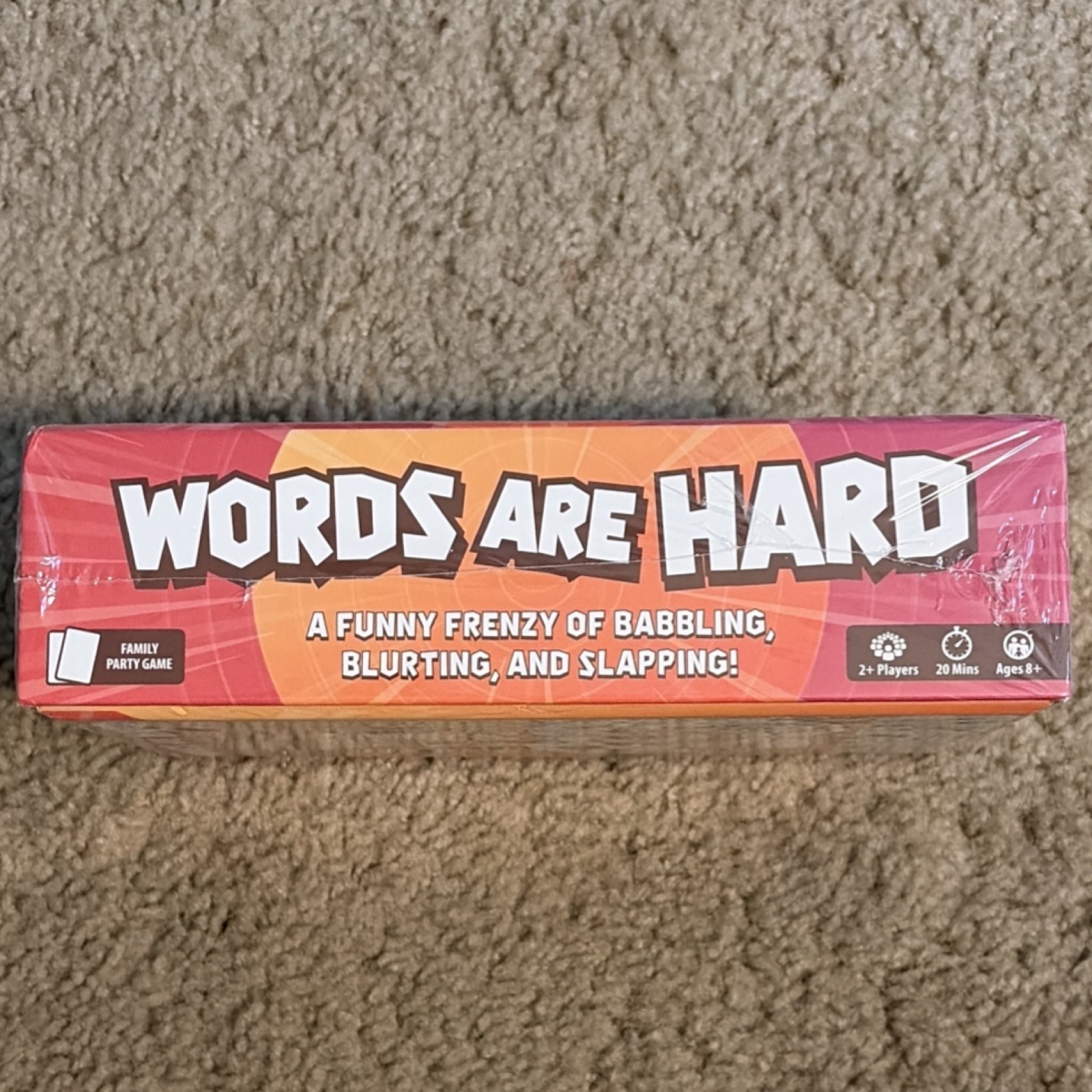 Lost Boy Entertainment Words Are Hard Card Party Game, 2+ Players, Ages 8+