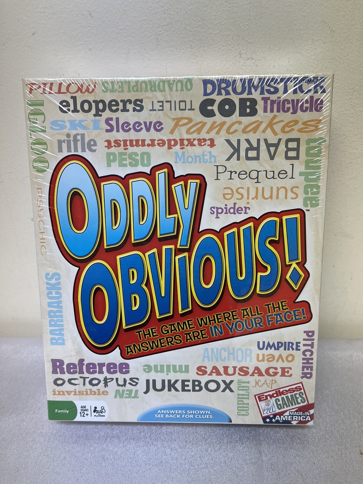 Oddly Obvious! Endless Games Where All The Answers Are In Your Face NEW SEALED