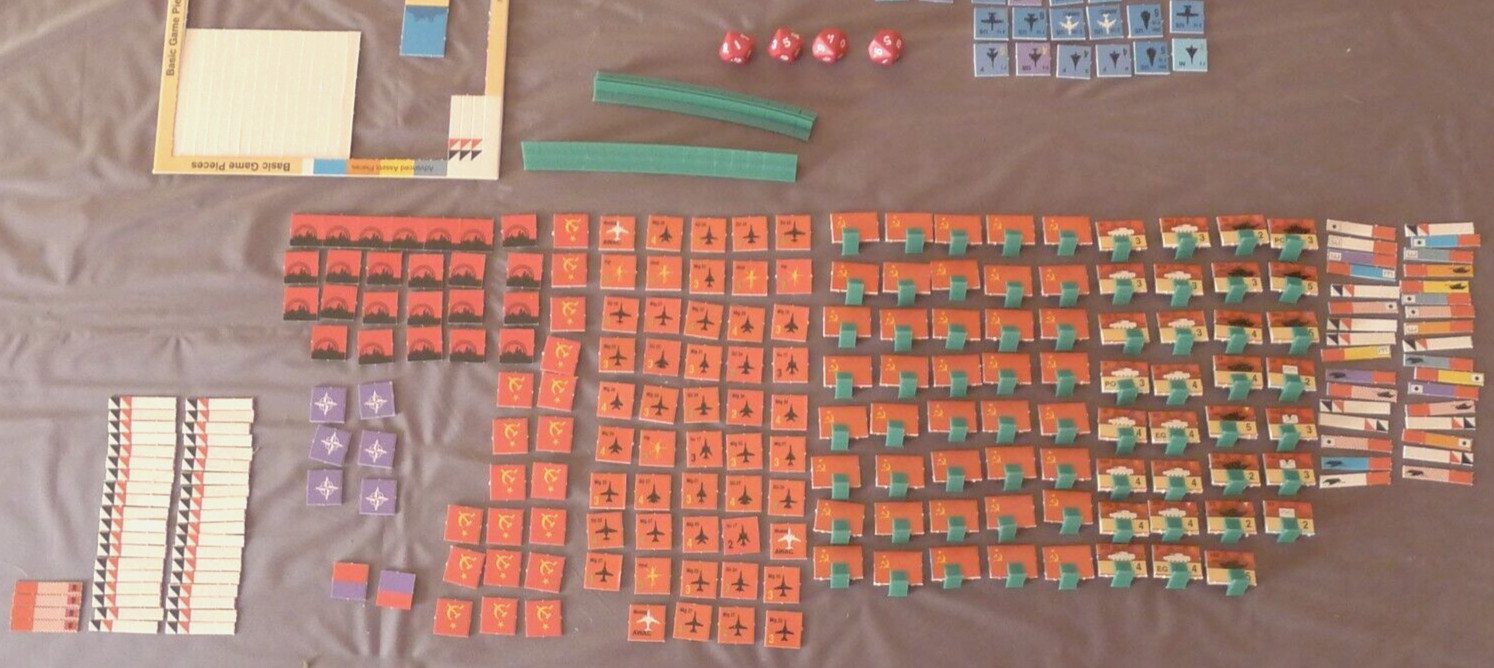 Red Storm Rising TSR Board Game 1989 – Previously Used