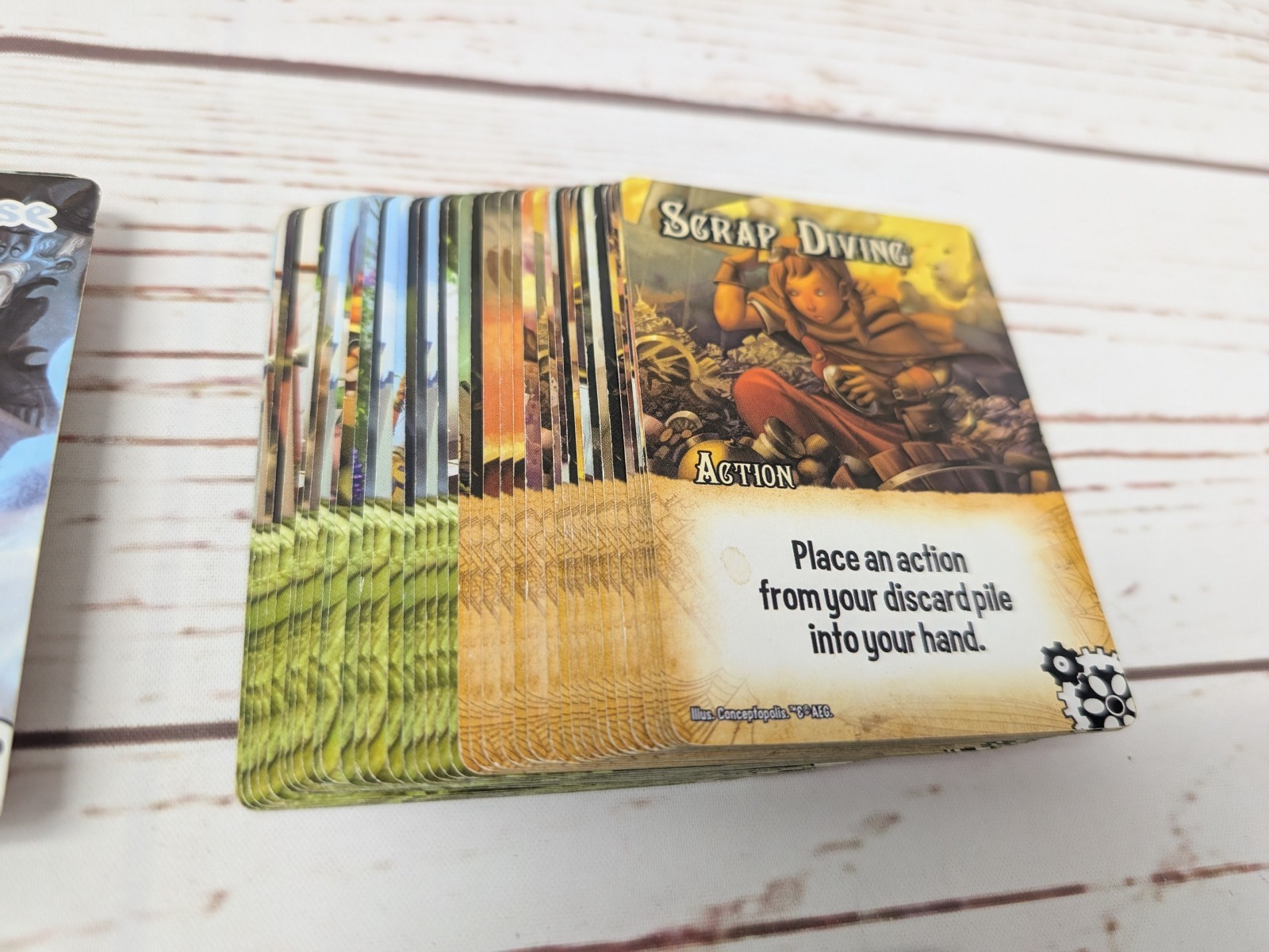Smash Up Awesome Level 9000 Expansion Board Card Game AEG *No Box, Manual