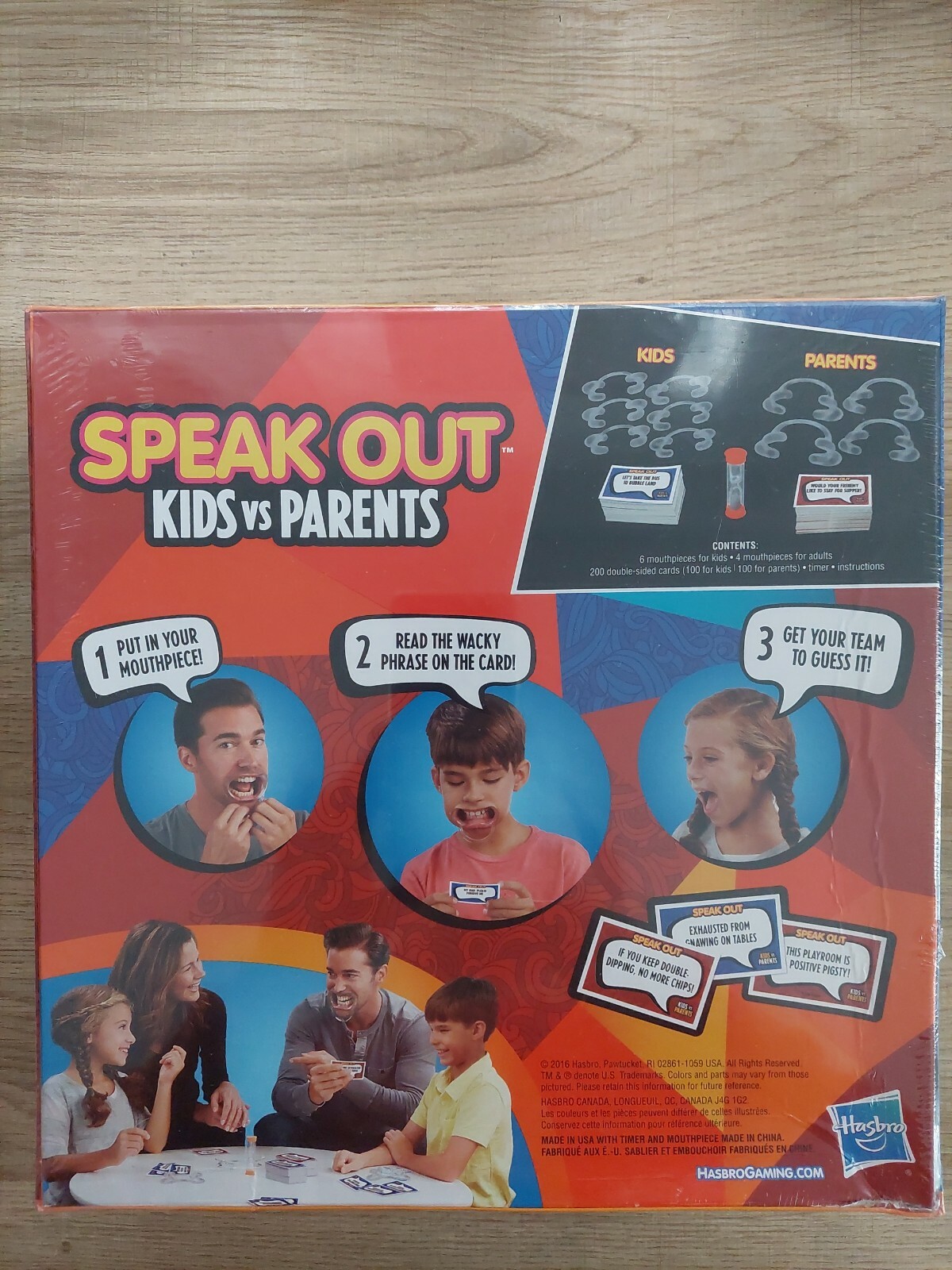 Speak out Kids VS Parents Game