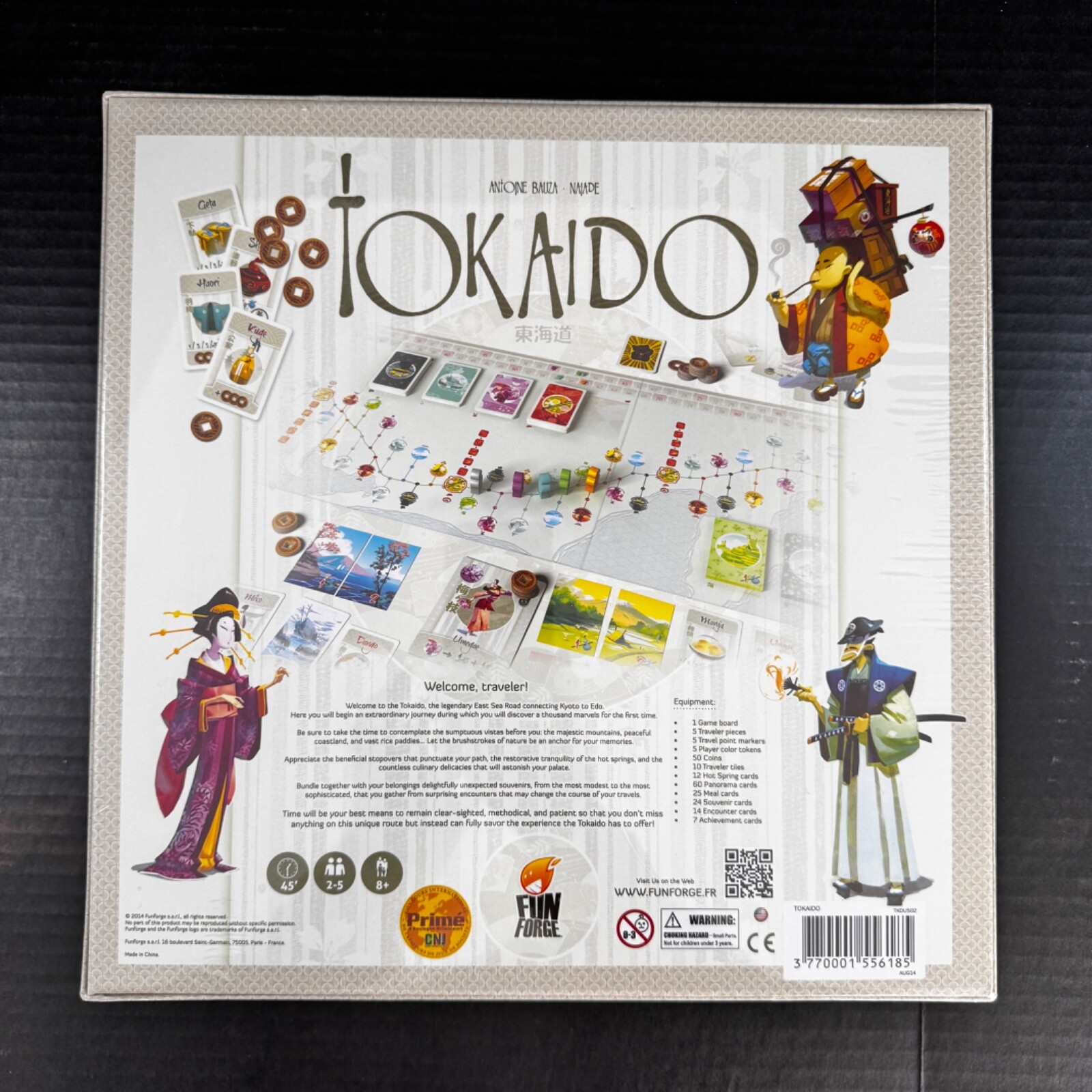 Tokaido FUN FORGE Board Game 1st Edition 2014 Antoine Bauza Naiade Sealed