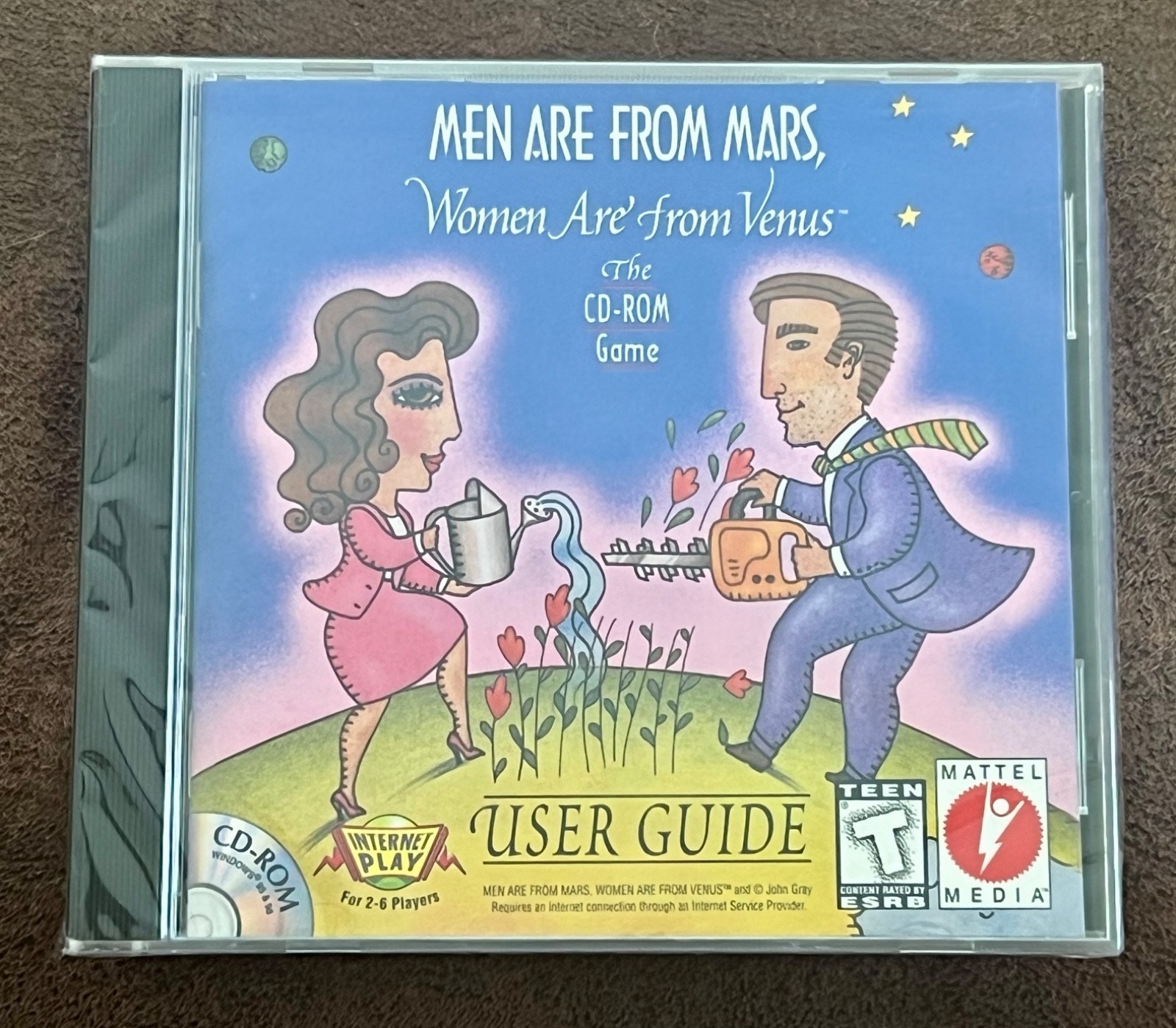 Men Are From Mars, Women Are From Venus – CD-ROM Game & USER GUIDE – Mattel 1999