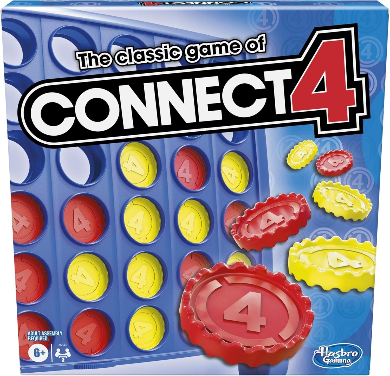 Hasbro Connect 4 Game – Classic 4-in-a-Row, Strategy Fun for Ages 6 & Up