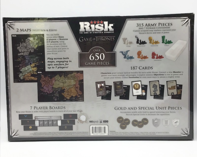 Risk Game of Thrones Board Game Brand New Sealed 2015 Hasbro USAopoly Strategy