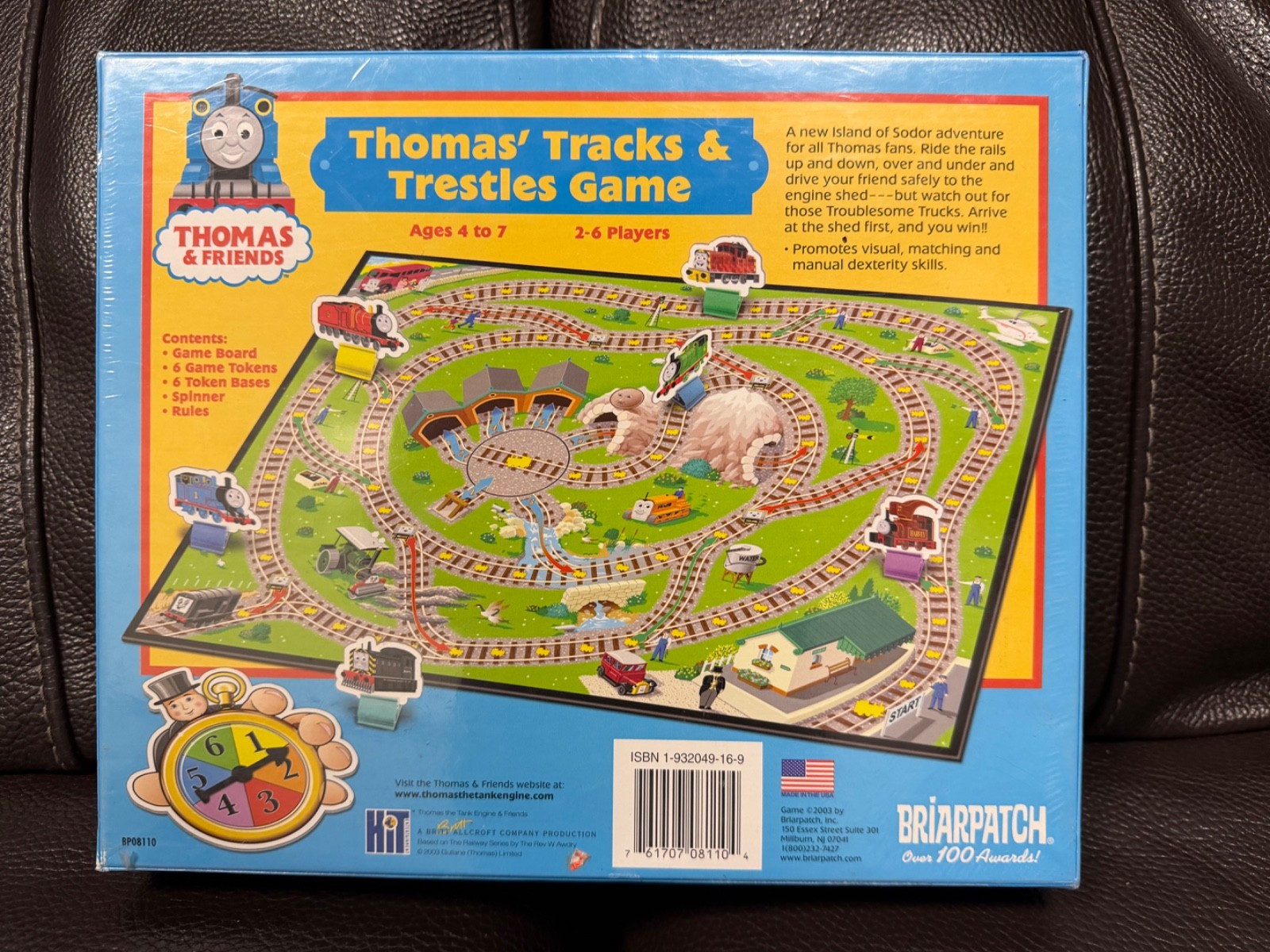 THOMAS & FRIENDS THOMAS’ TRACKS & TRESTLES GAME BRIARPATCH 2003 NEW SEALED