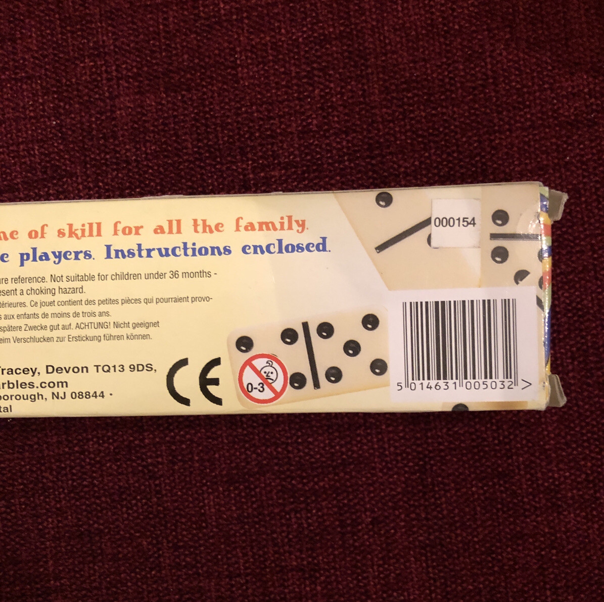 House Of Marbles DOMINOES Classic Family Game – New
