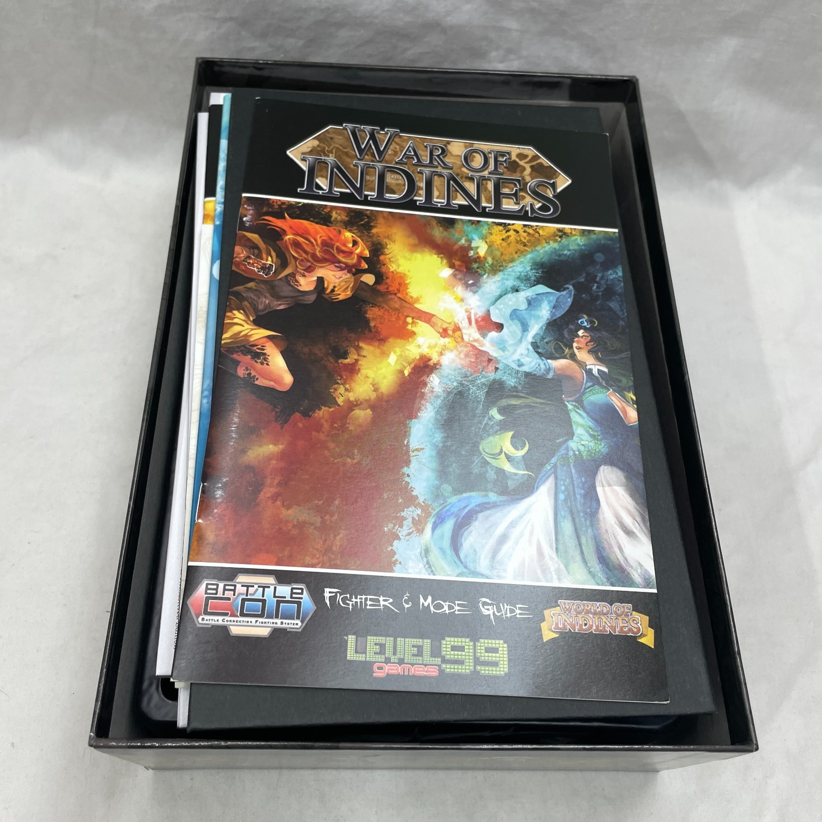 Battlecon World of Indines Board Game Level 99 Games 2014 Unplayed EX/NM+