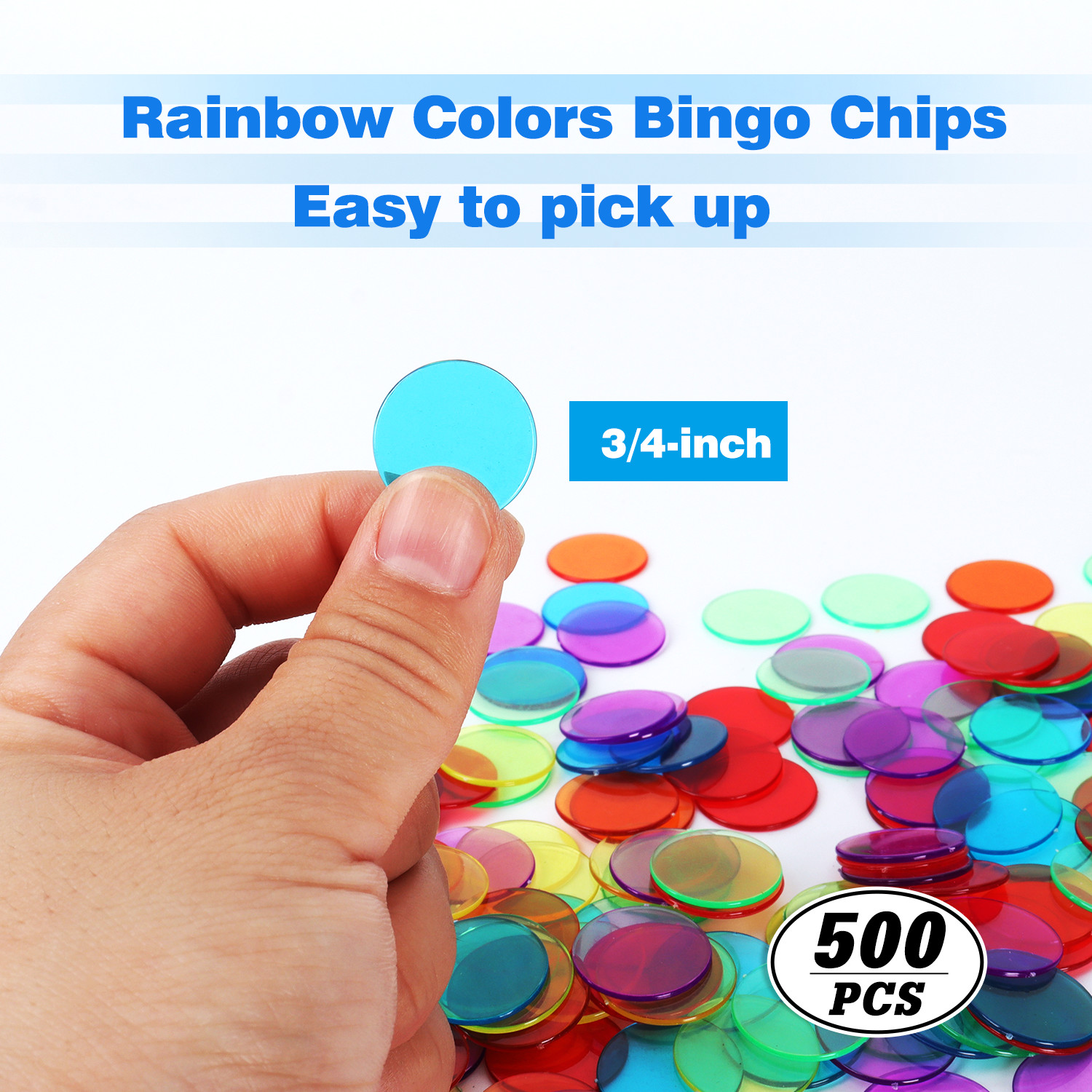 Bingo Game Complete Set w/50 Bingo Cards, 500 Bingo Chips/Bingo Calling Cards