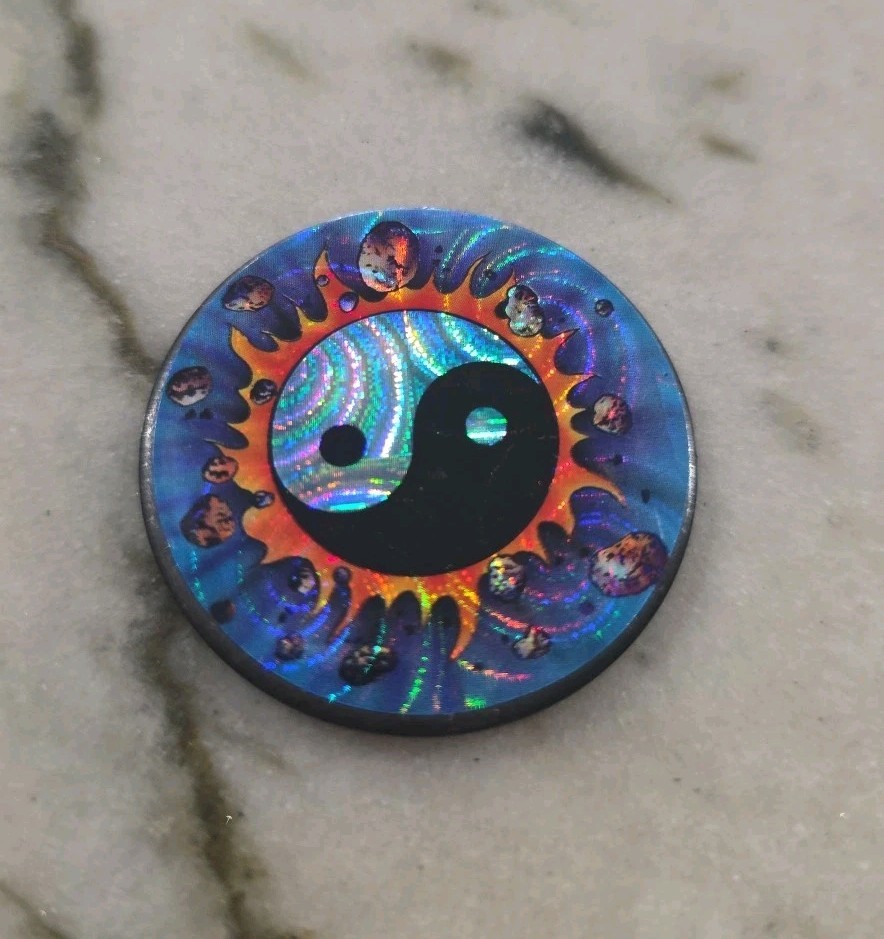 Metal Pog Slammer, Meteor Impact Good Condition.VTG.