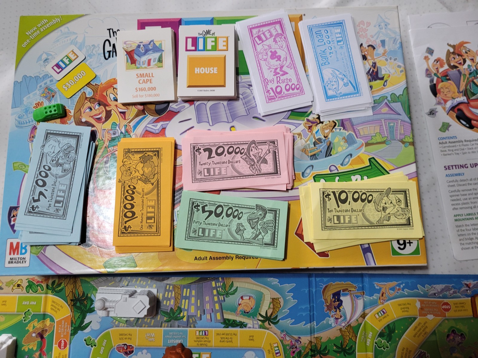 The Game Of Life board game 2 to 6 players 9+ assembled fantastic condition