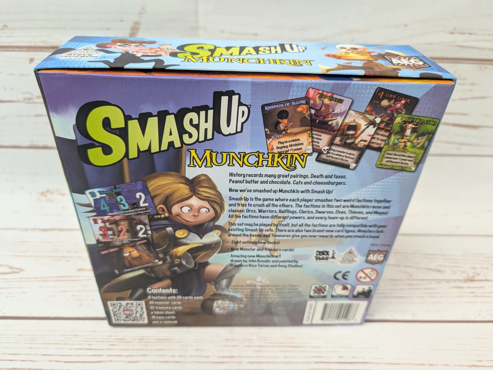 Smash Up Munchkin Board Card Game AEG Signed by John Kovalic