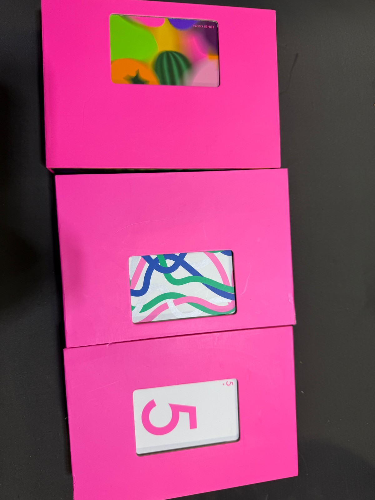 Magenta Card Game Set: Fives, Figment, Fruit Fight