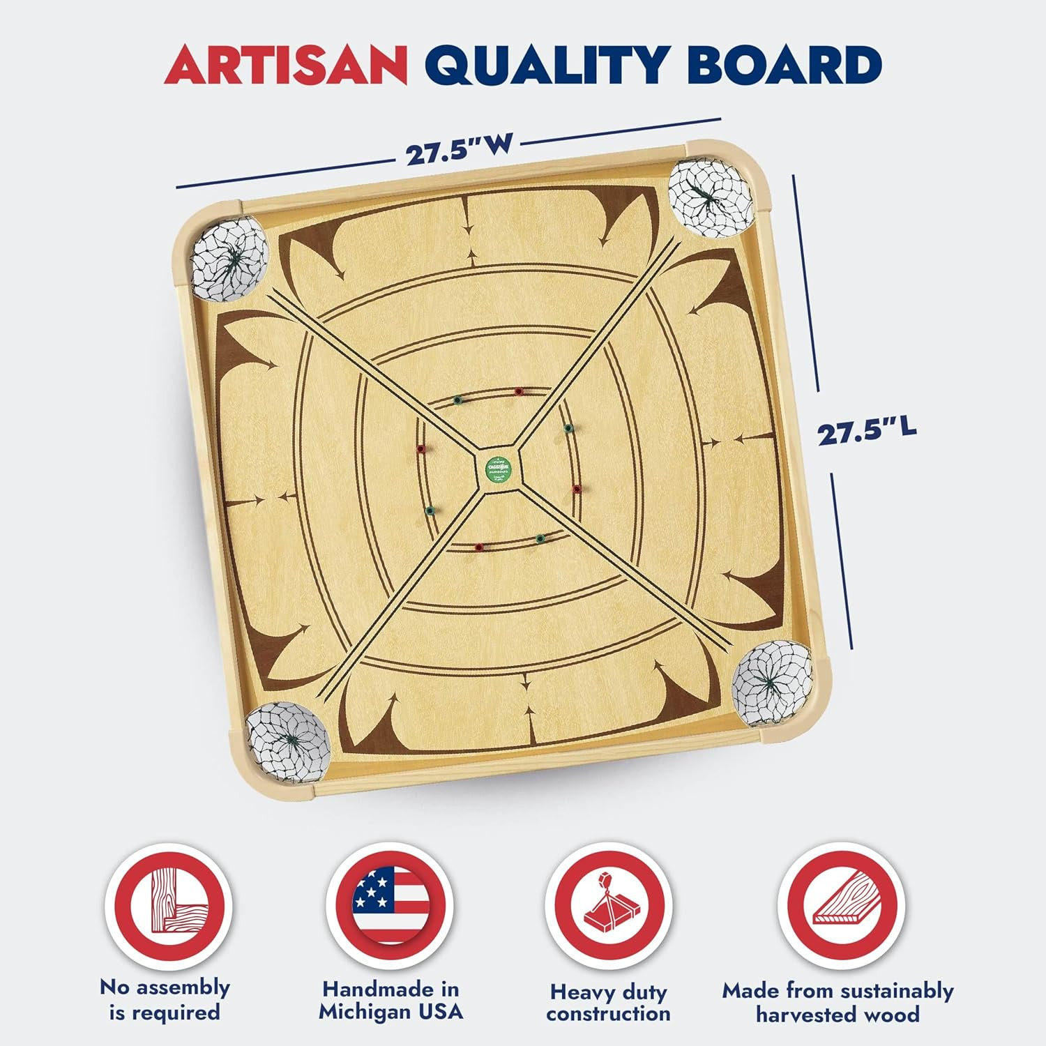 Board Game Set — Large Board Games for Adults & Children — over 85 Board Games f