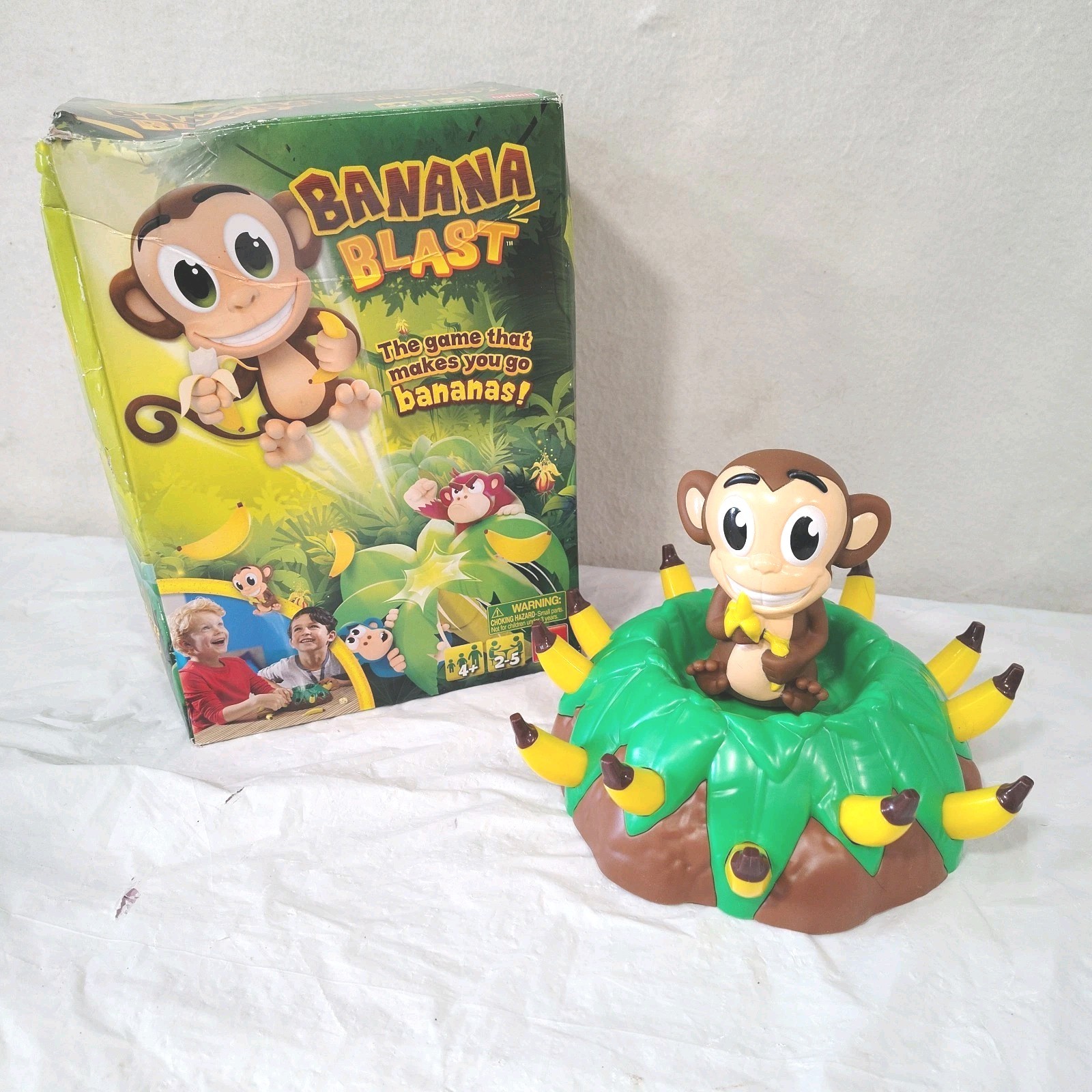 Banana Blast Game Goliath 2018 No Instructions Complete Ages 4 and Up Monkey Fun