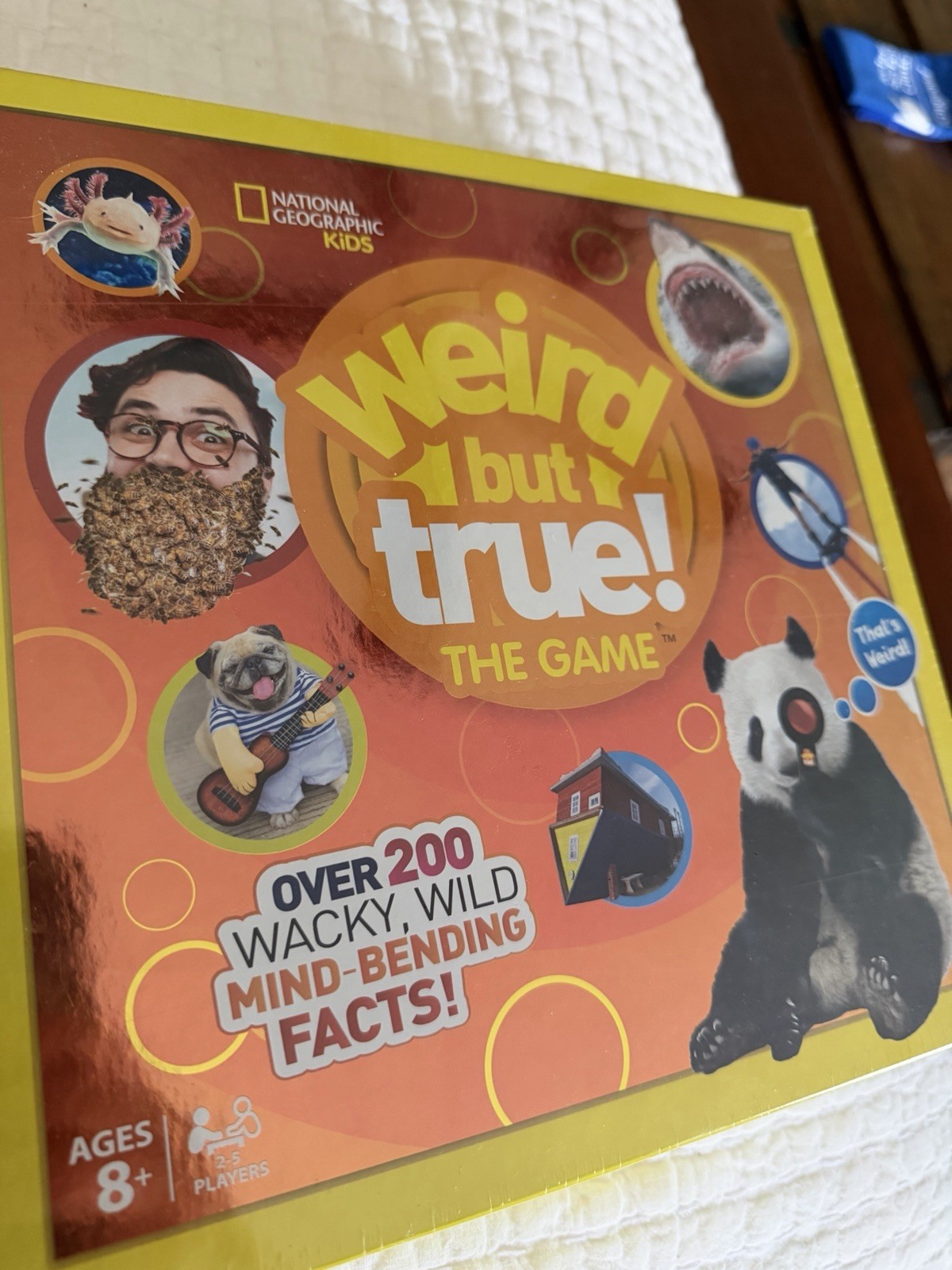 National Geographic Kids Weird But True! Board Game, 200+ Questions, Ages 8+, A…