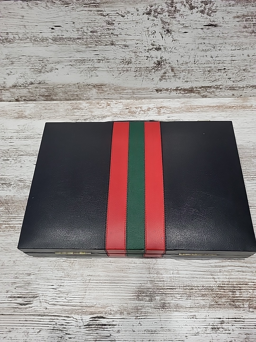 Vintage Reiss Backgammon Board Game Briefcase Set