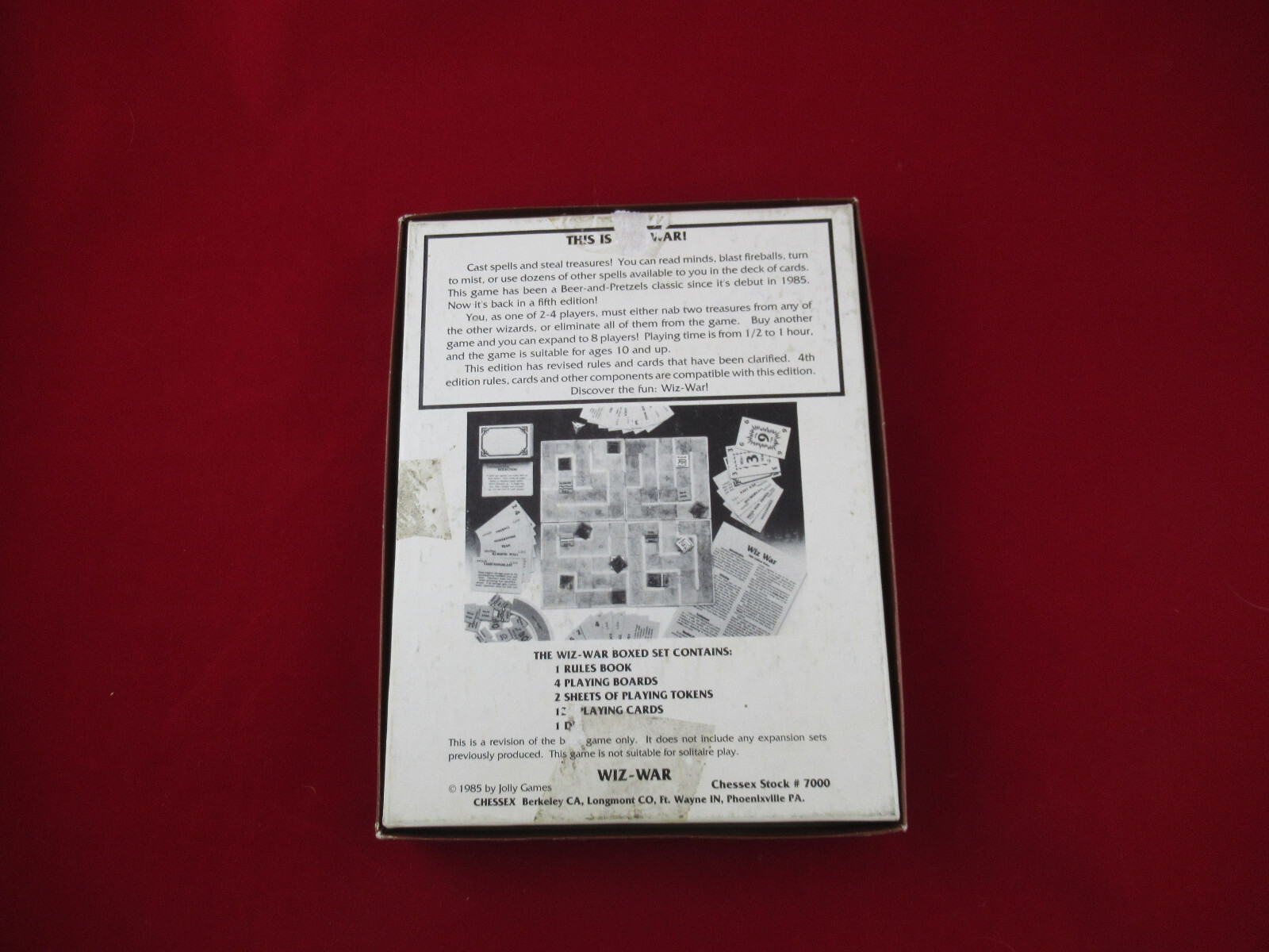 Chessex Boardgame #7000 Wiz-War (5th Ed)