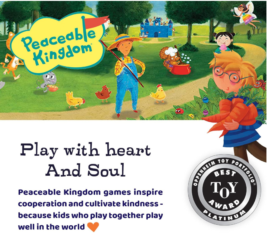 Peaceable Kingdom Stone Soup Cooperative Memory Board Game for Kids