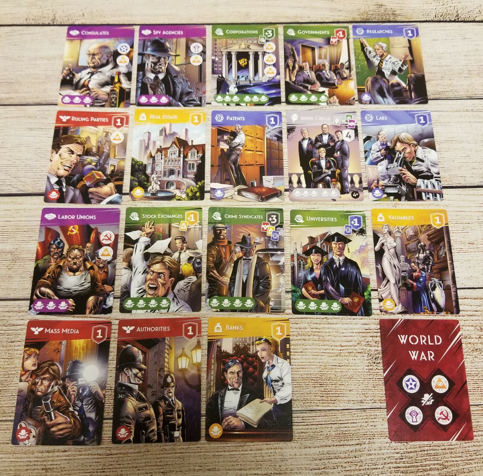 Deep State New World Order Kickstarter 2020 ALL-IN by CrowD Games SEALED