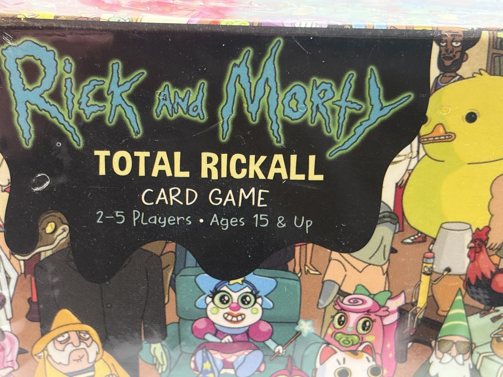2016 Rick and Morty Total Rickall Card Game Ages 15 & Up, New and Sealed