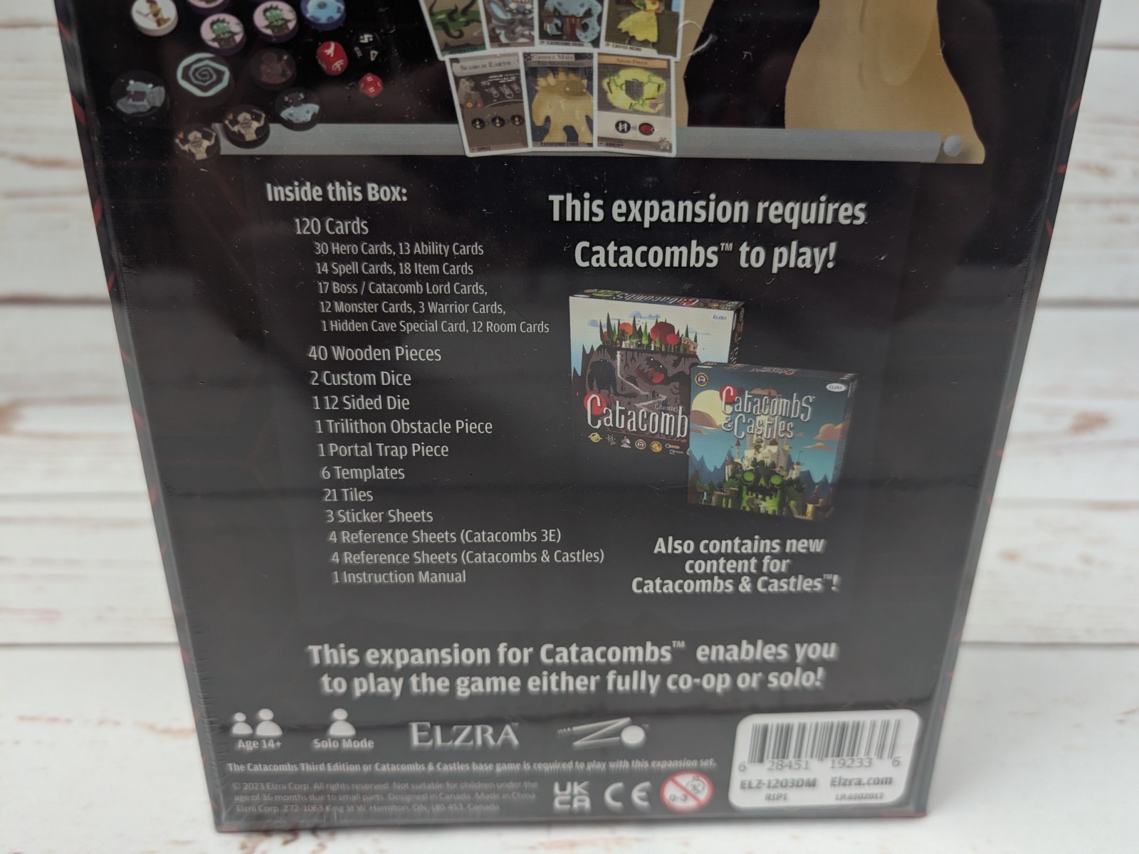 Catacombs Red Box Expansion Elzra Games Dexterity Board Game NIS