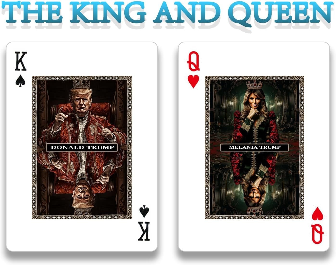 Trump Playing Cards – Maga Poker Cards, Waterproof, Donald Trump Gift