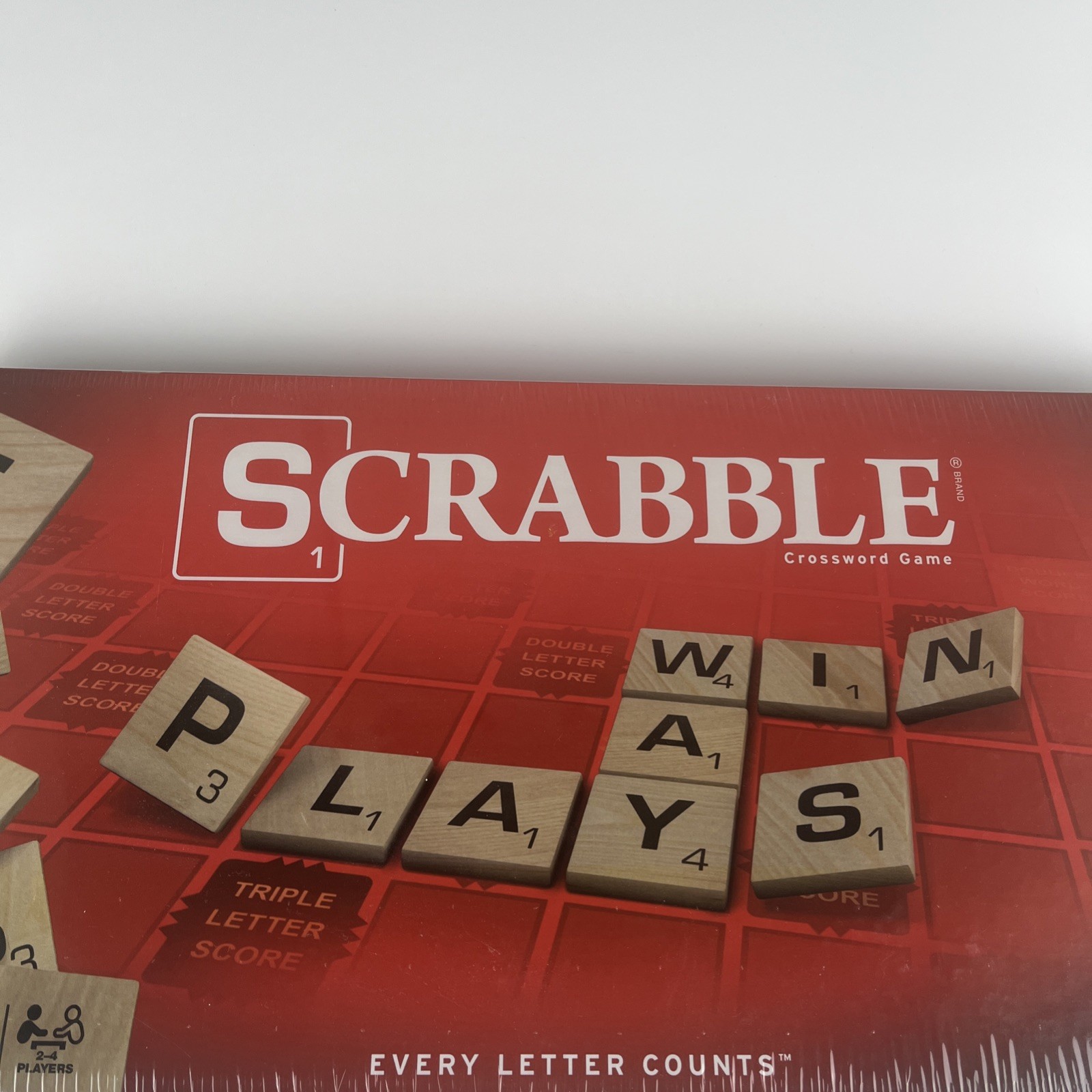 SCRABBLE CROSSWORD BOARD GAME by Milton Bradley Retro NEW & SEALED