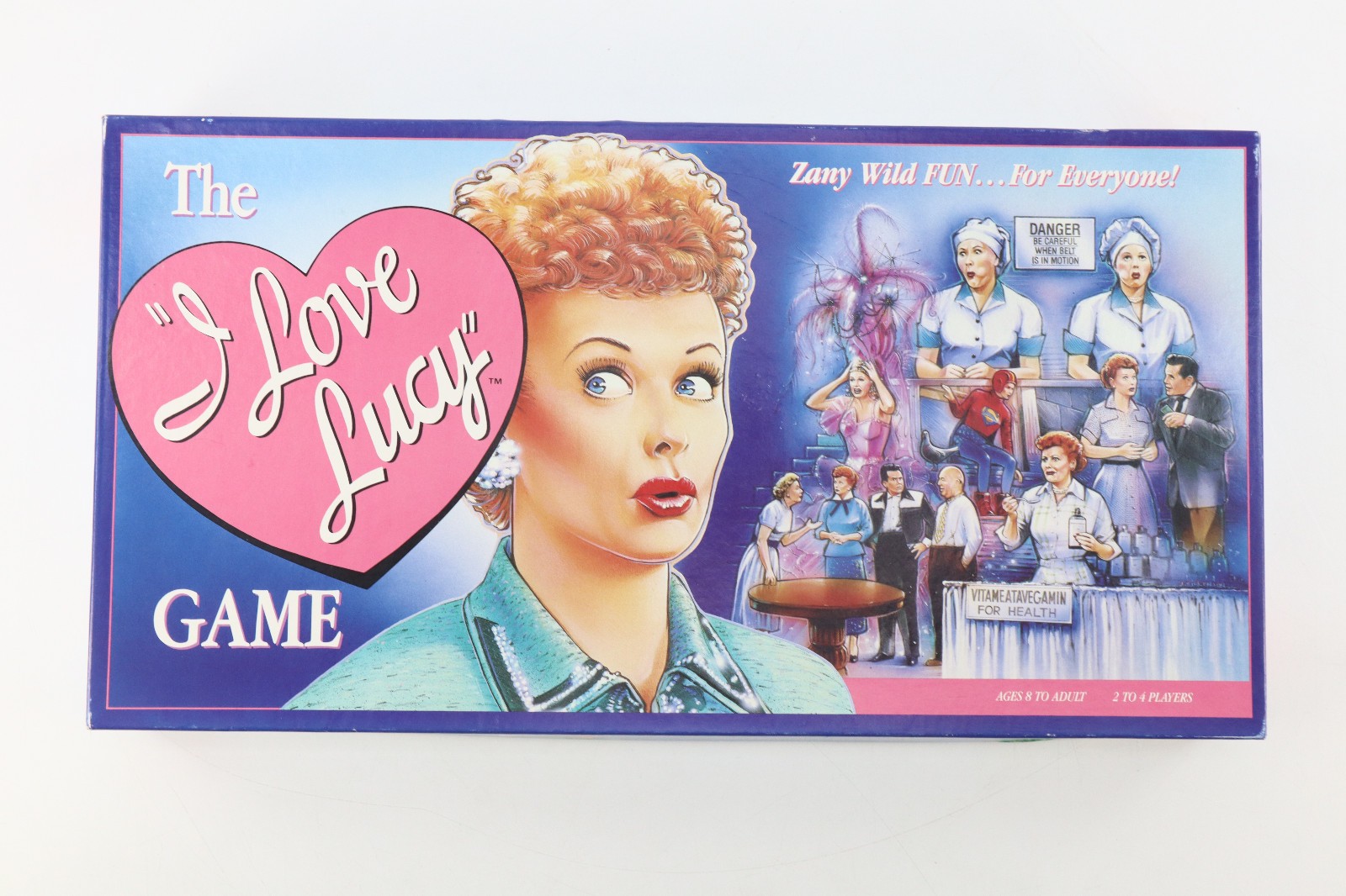 Vtg 1990 I Love Lucy Board Game Talicor 100% Complete