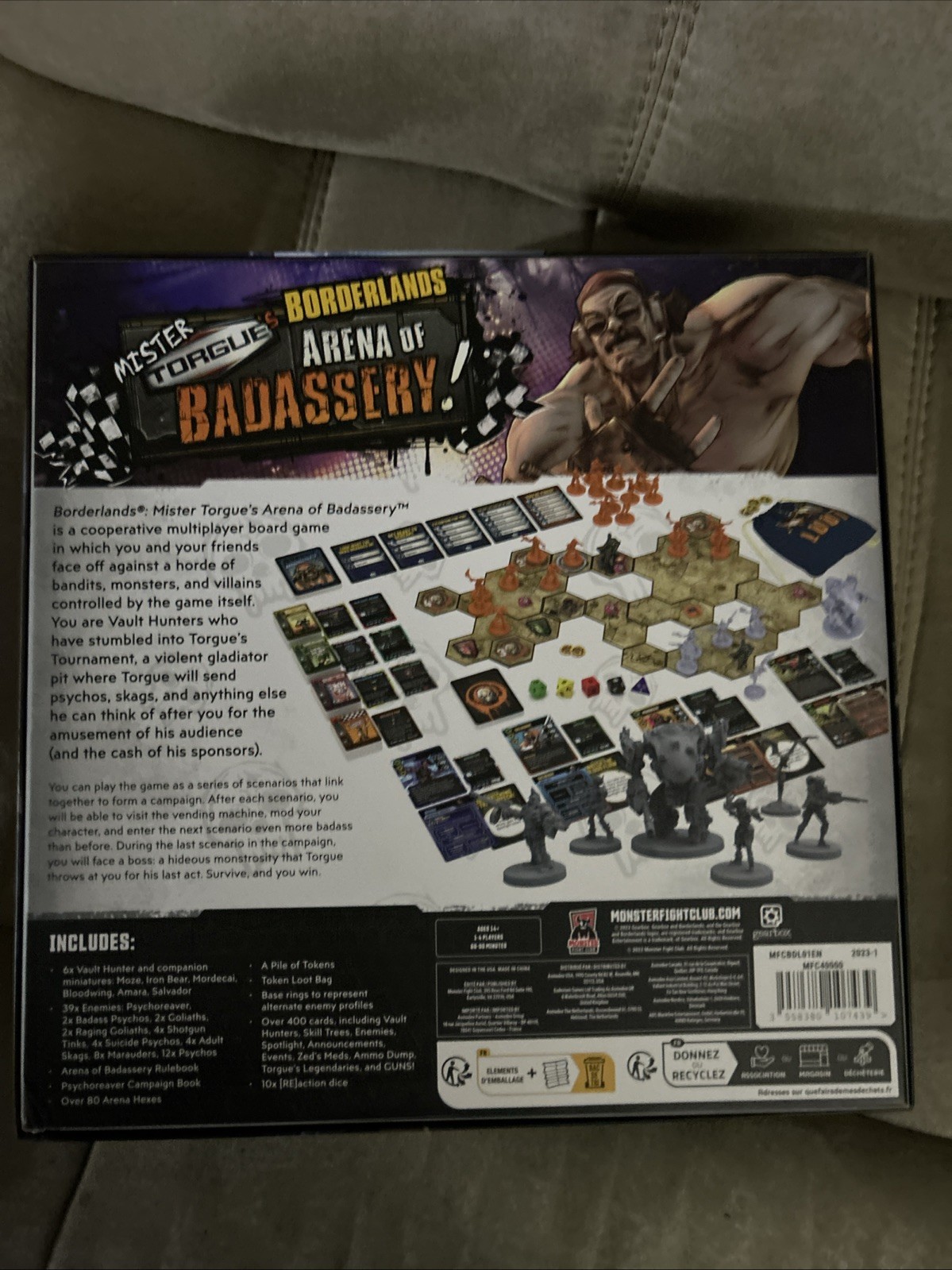 Borderlands Mister Torgue’s Arena of Badassery Board Game