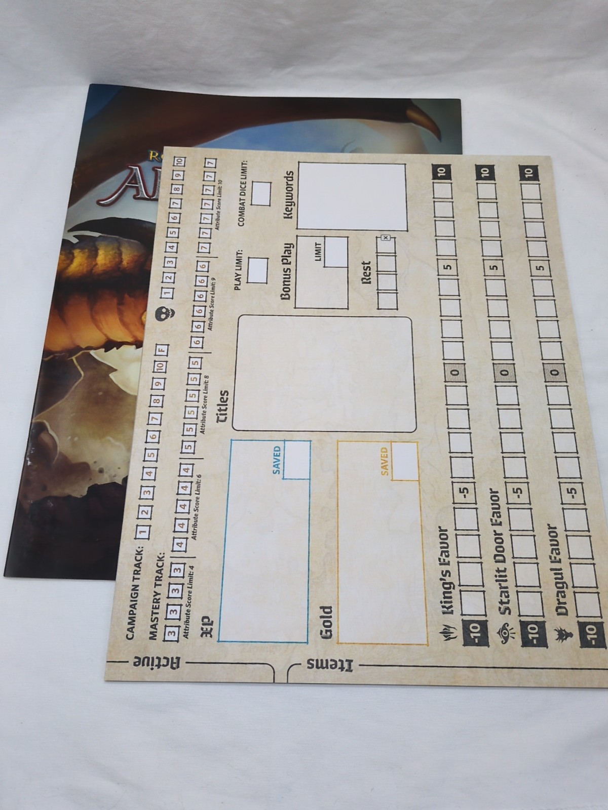 Roll Player Adventures Rulebook And Party Journal