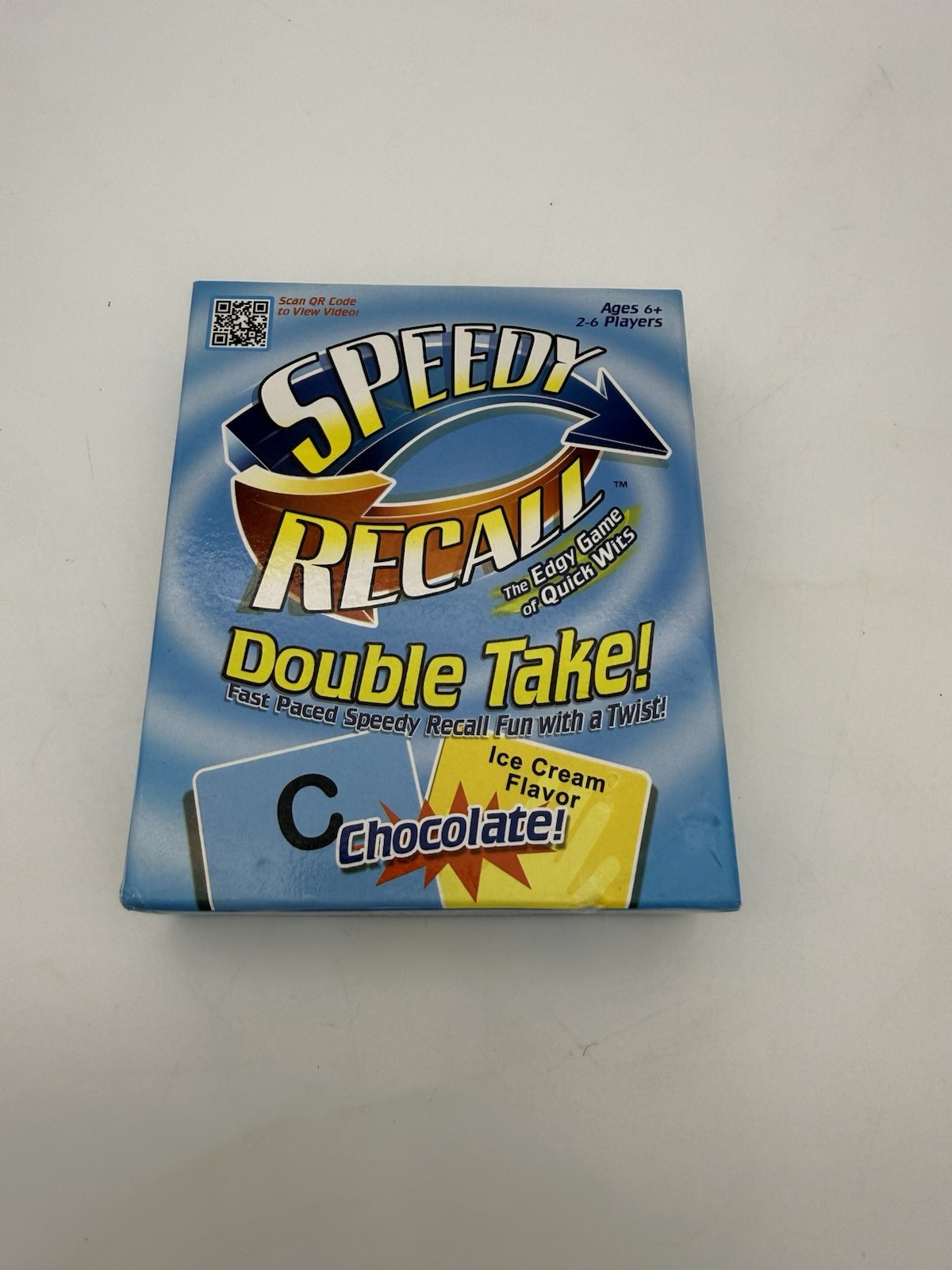 Speedy Recall edgy board game of quick wits