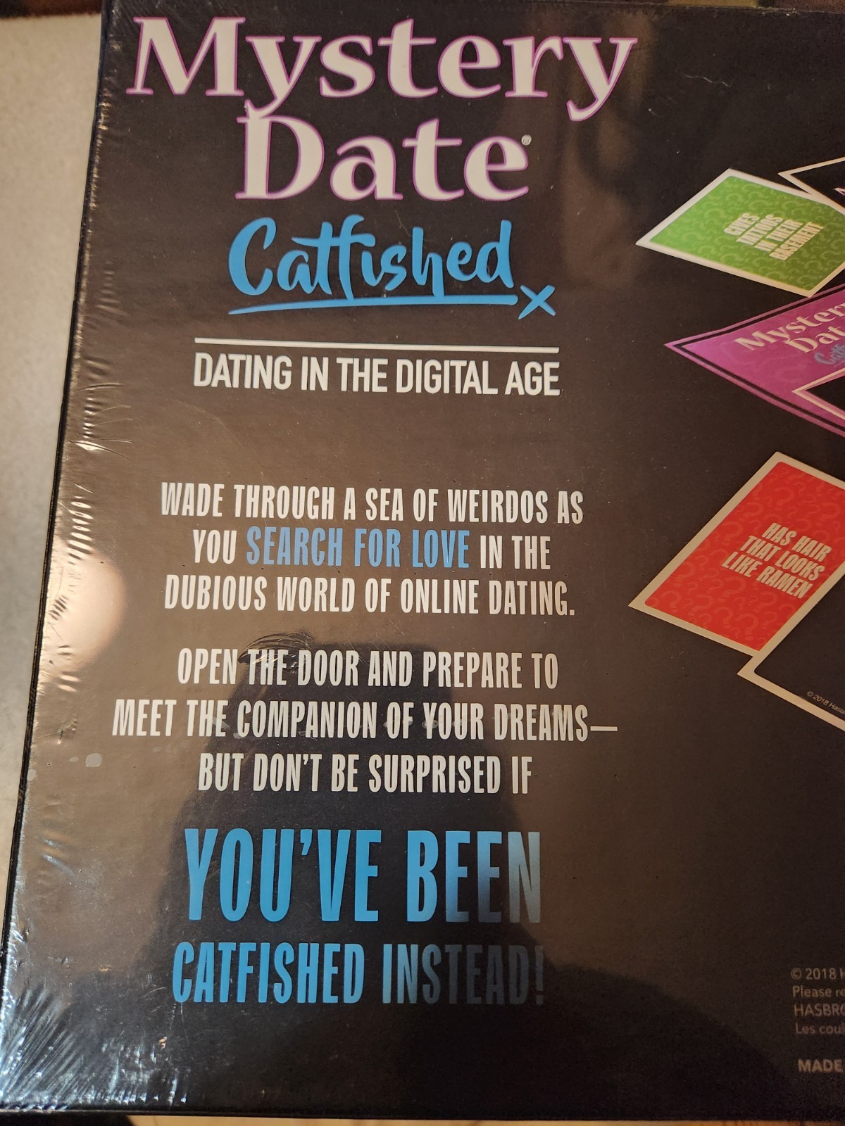 NEW Hasbro Mystery Date Catfished Adult Dating Parody Board Game