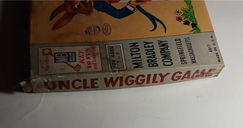 UNCLE WIGGILY GAME 1950’S MILTON BRADLEY COMPLETE WOODEN PIECES CARDBOARD TILES