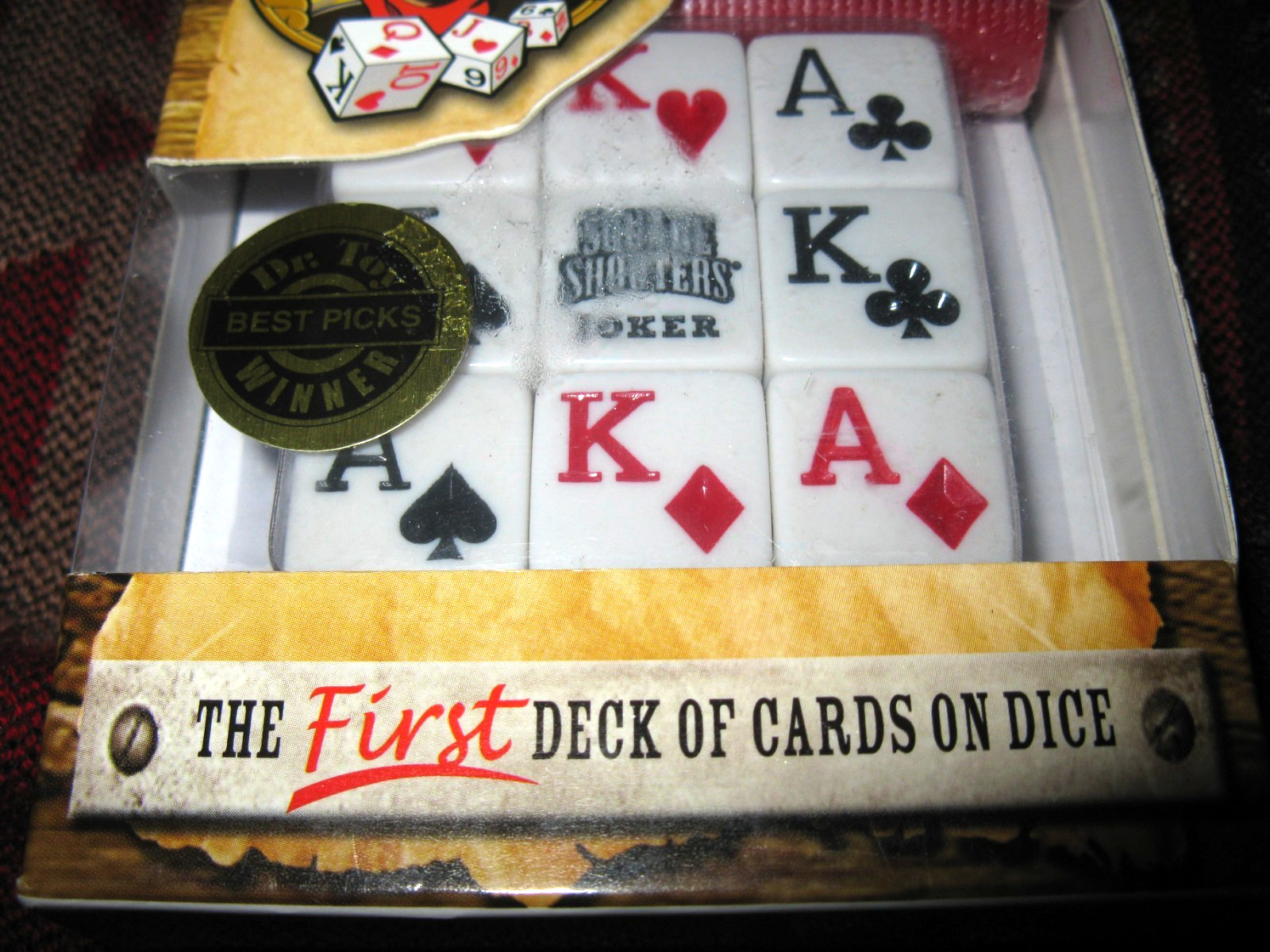Square Shooters Dice Game Deck of Cards On Dice OS sealed 2011
