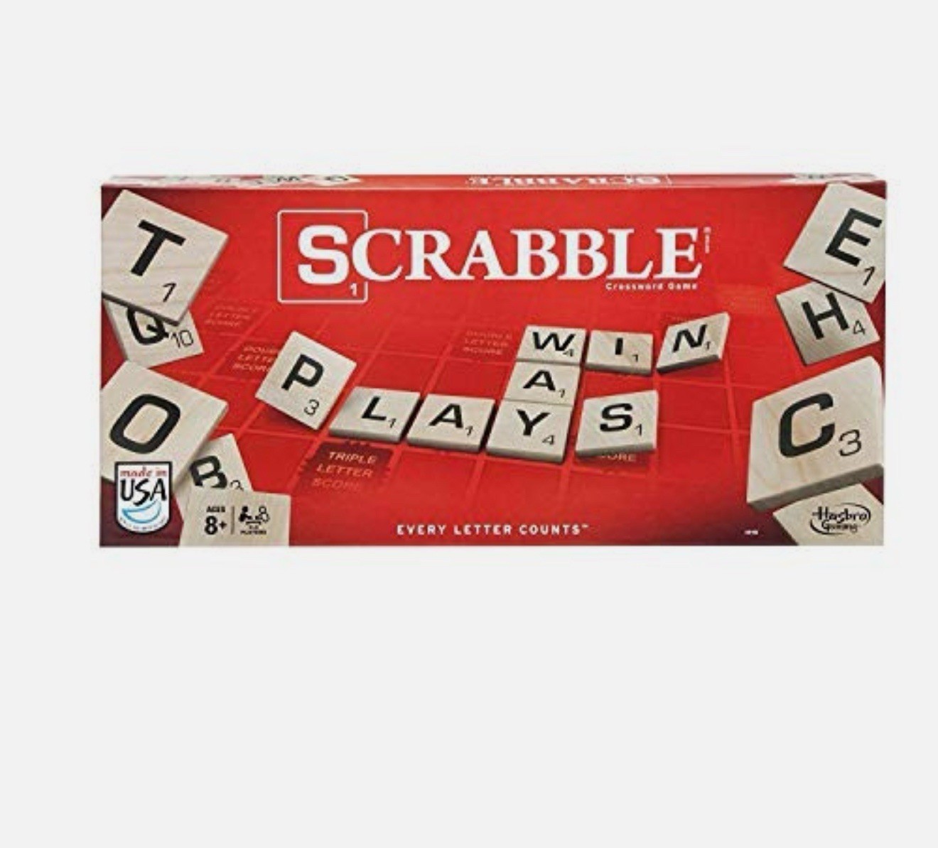 HASBRO GAMING SCRABBLE A8166 CLASSIC SCRABBLE BLK/BROWN