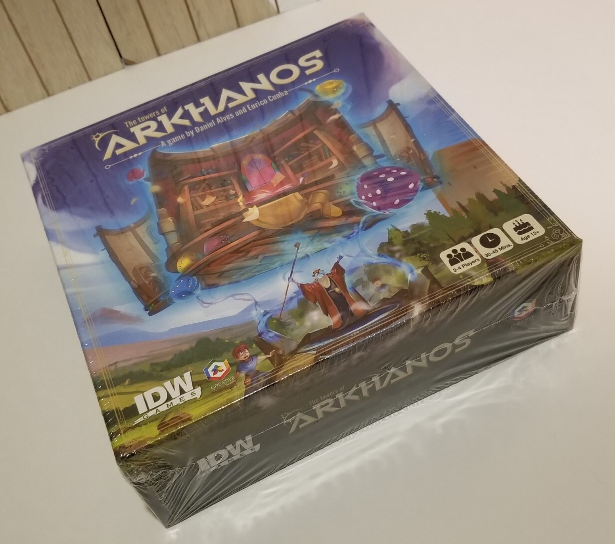 New! The Towers of Arkhanos Board Game IDW Games Wizard Dice Build Harry Potter