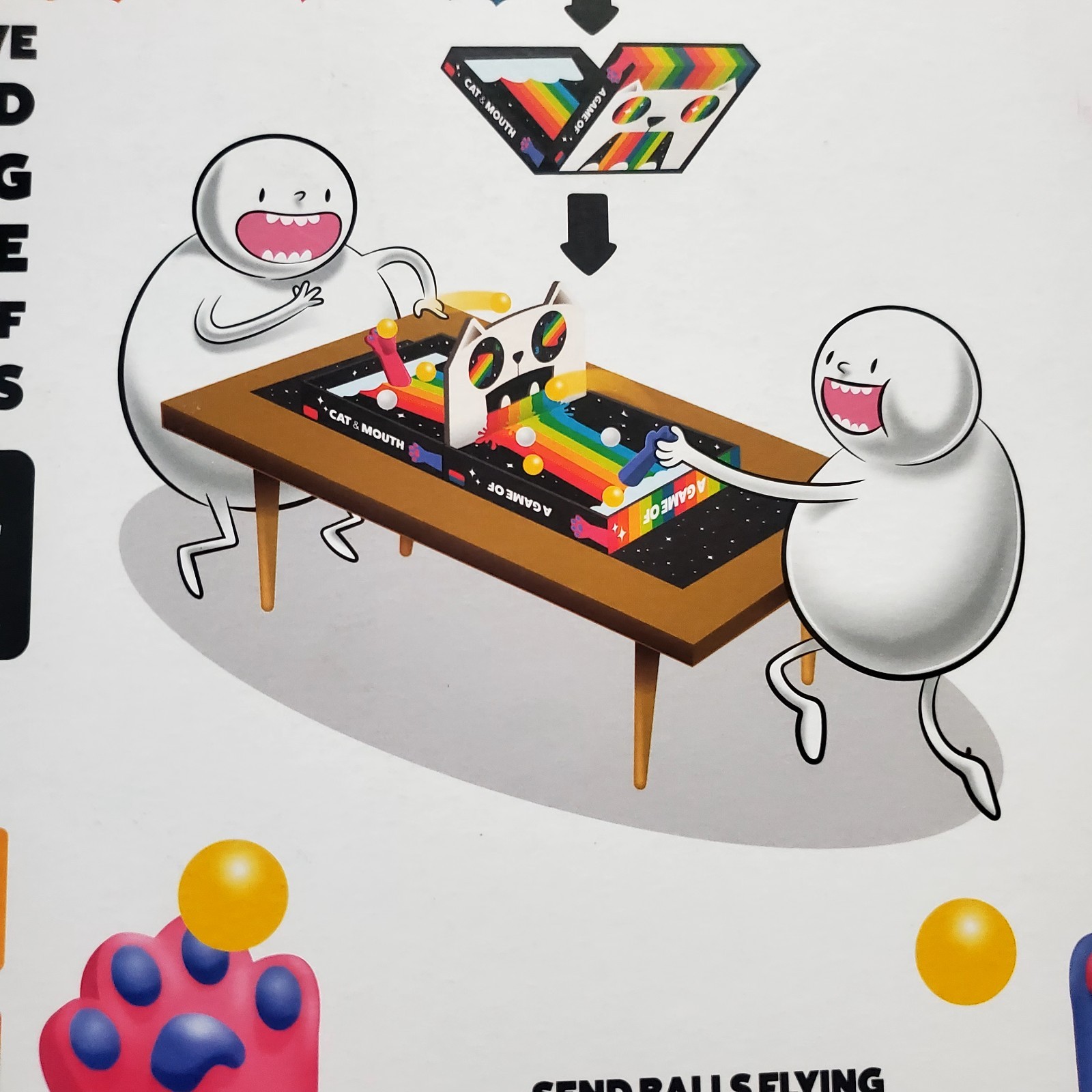 A Game of Cat & Mouth By EXPLODING KITTENS-Complete EUC Tabletop 2 Player Fun