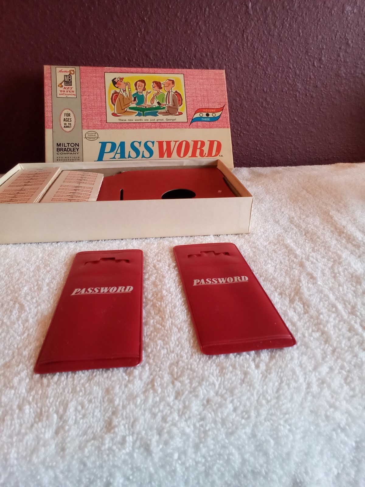 Vintage 1963 Volume 3 Milton Bradley Password Game #4260 Complete Game!
