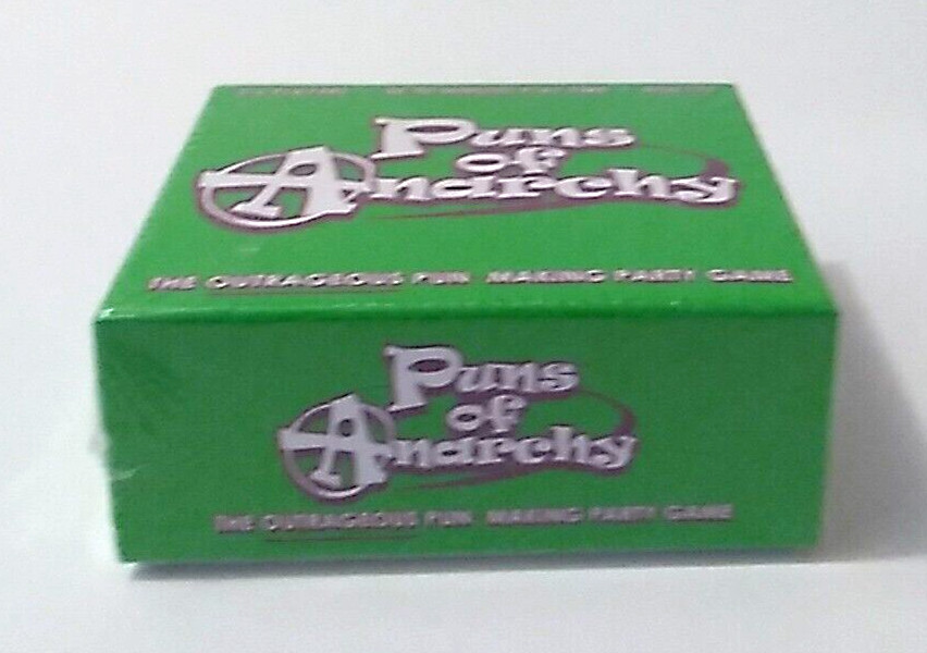 Puns of Anarchy The Outrageous Pun-Making Charty Party Game 17+ NEW 2020