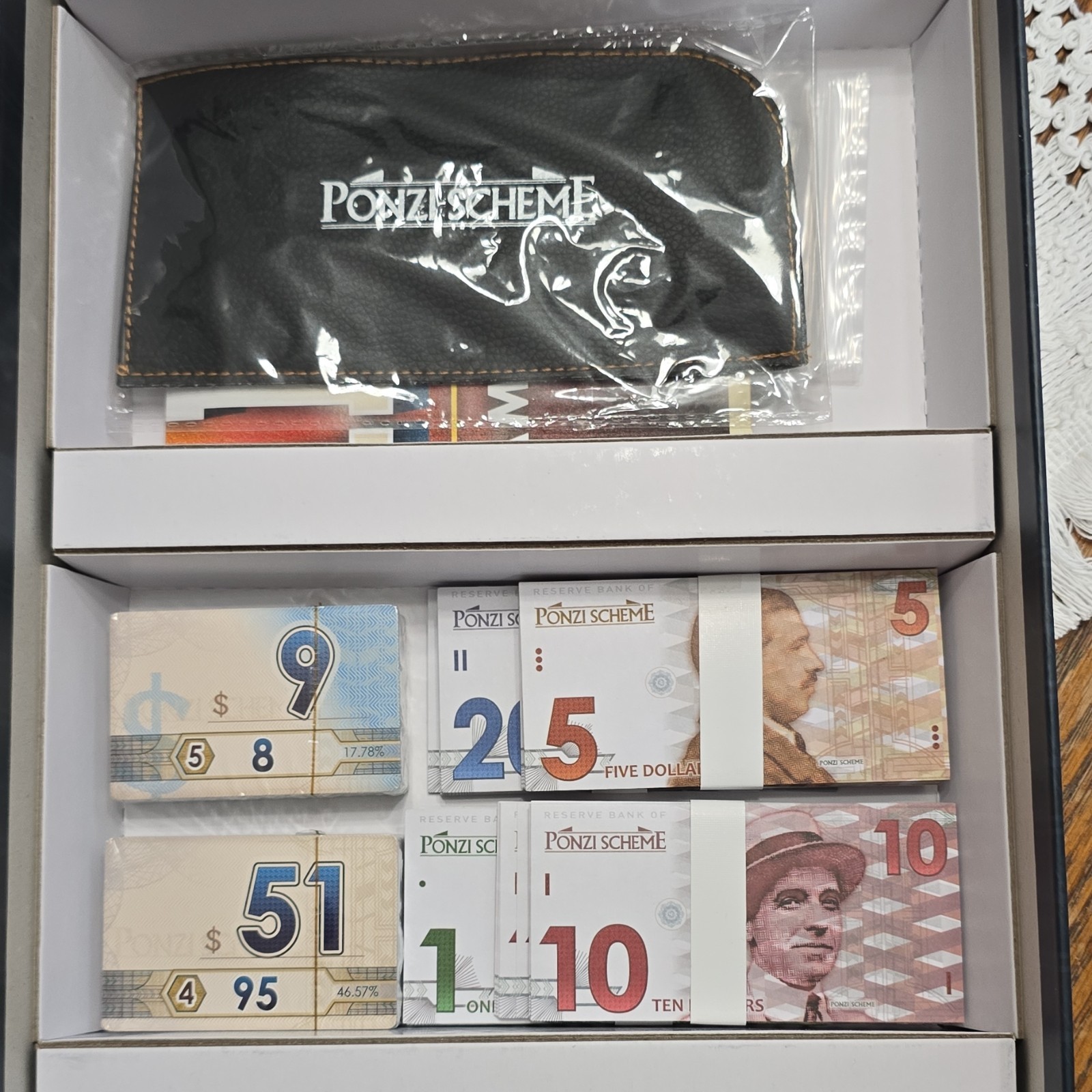 TMG Ponzi Scheme Finance Board Game