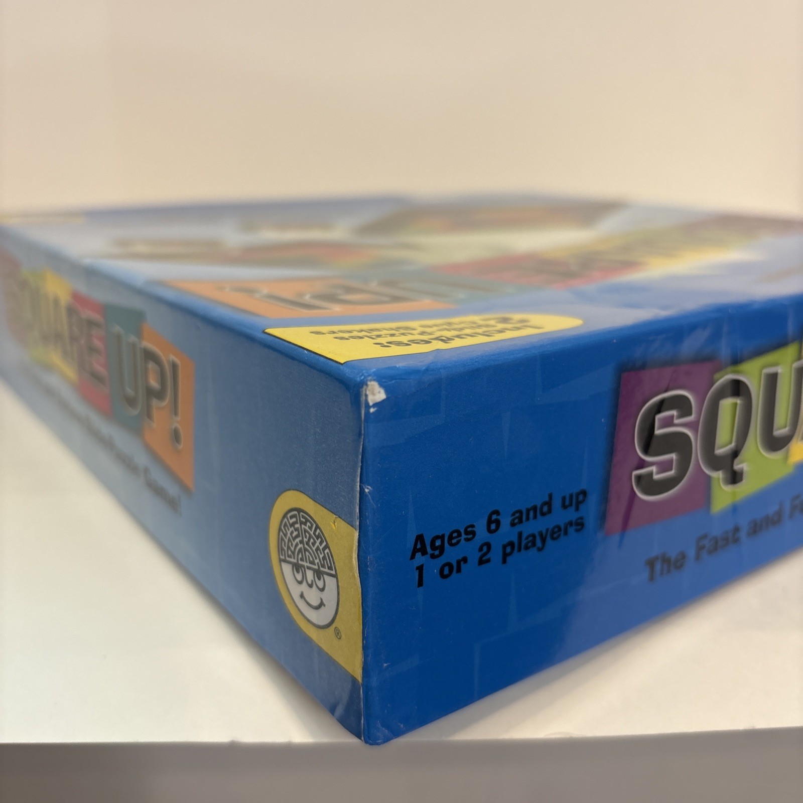 Square Up! 2 Player Tile Puzzle Game Family Ages 6+ Brainbox Complete