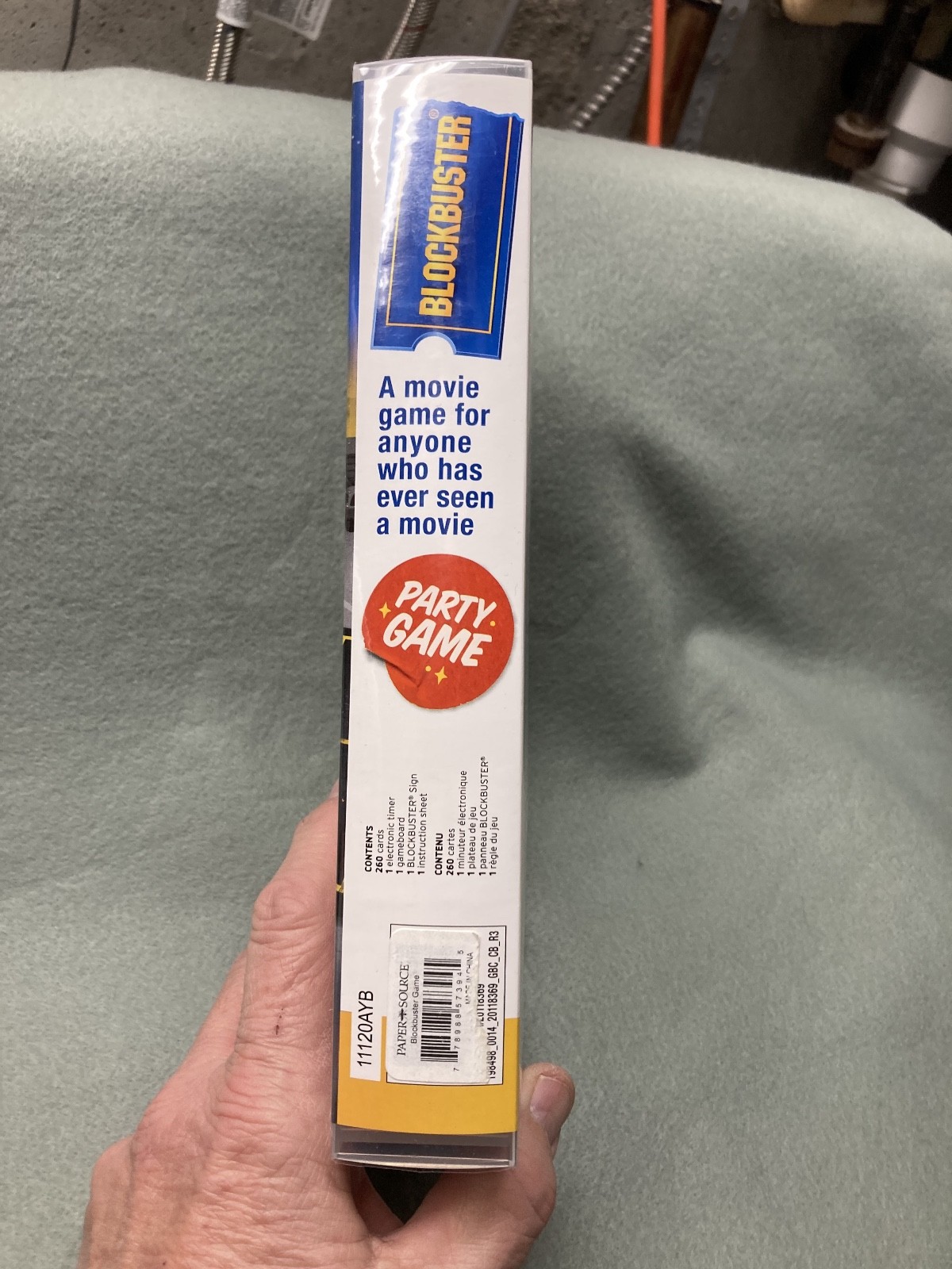 (a101)Games – Blockbuster Party Game in “Blockbuster” tape type container